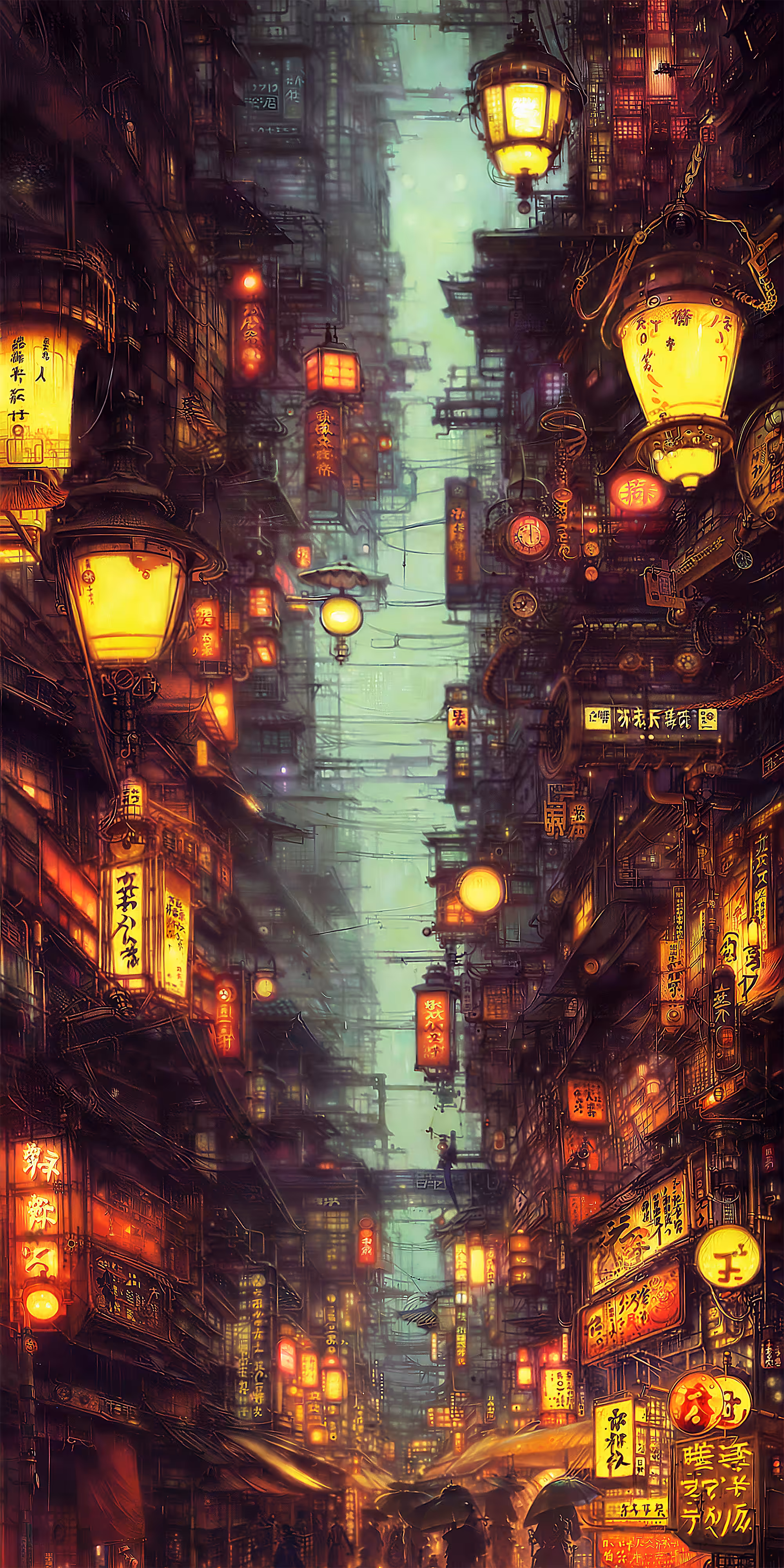Steampunk City - Tokyo, Japan