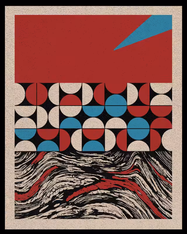 Bauhaus art #red #20