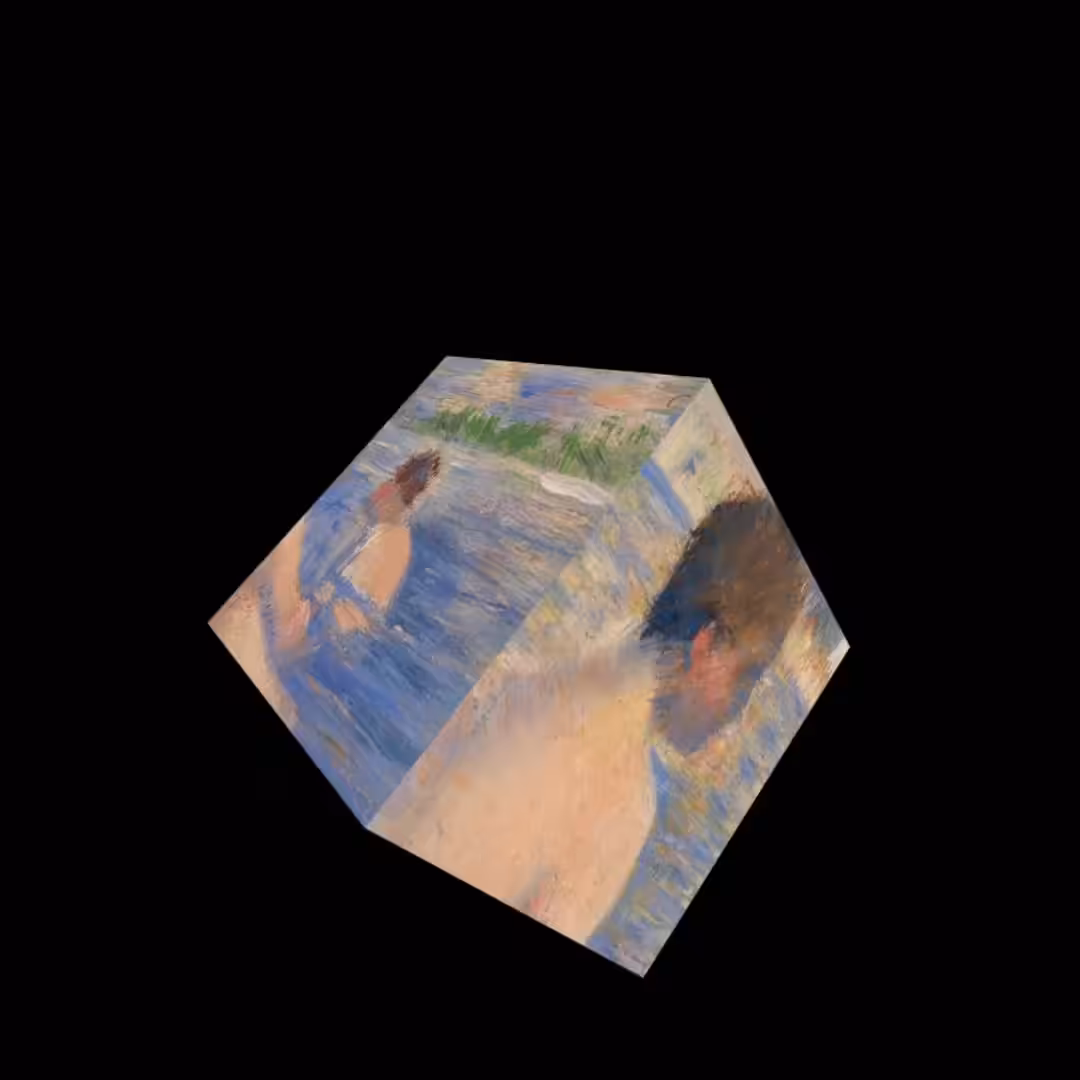 Cube: Bathers Cube