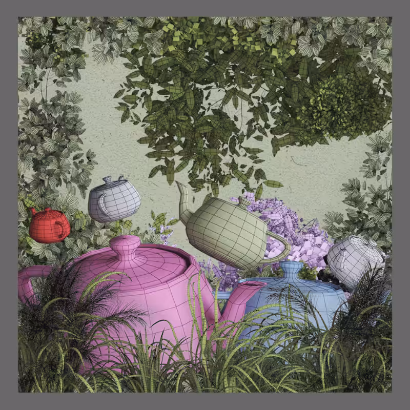 Geo-forest #3dart #54