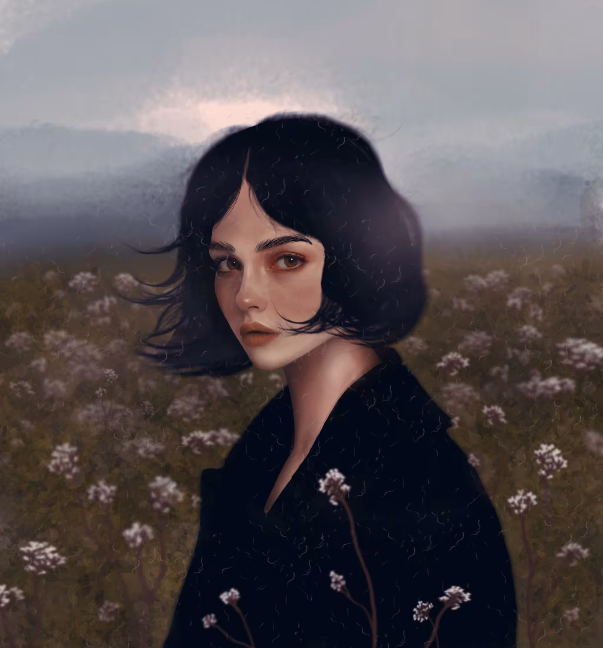 Lunar Beauty: No One Saw Her Leave