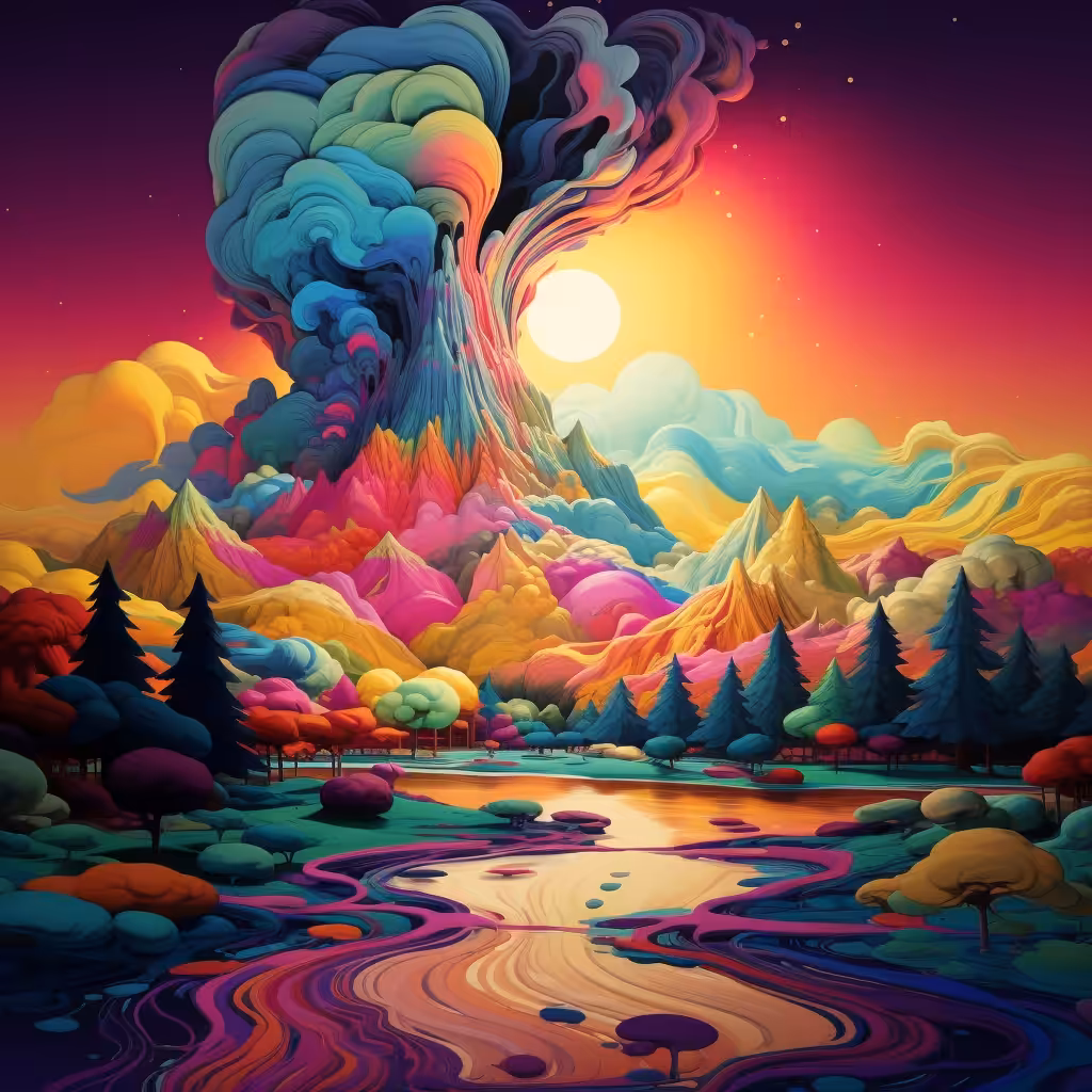 Colorful Nature Explosions #02