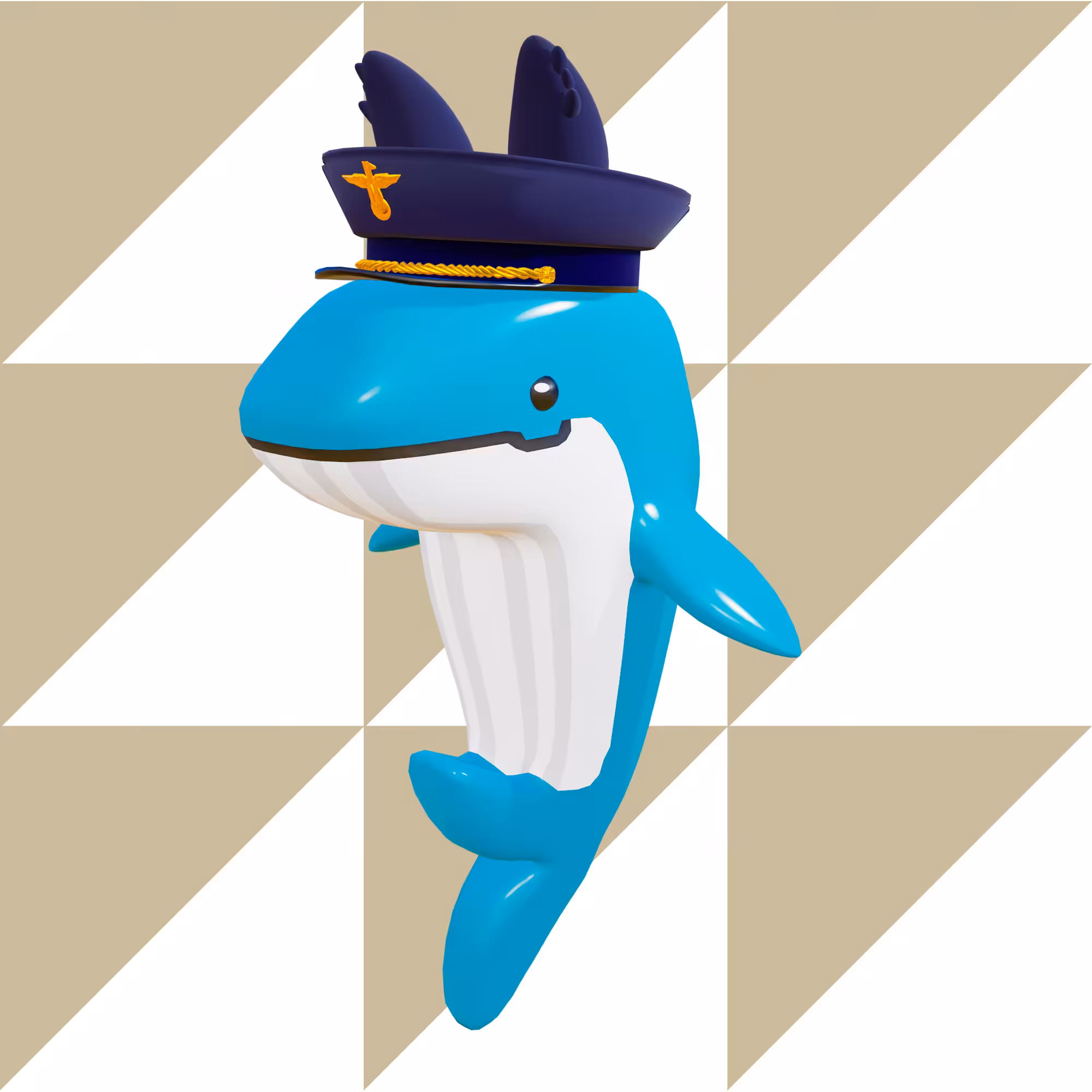 hat&whale: ケモ耳軍帽_ホエール