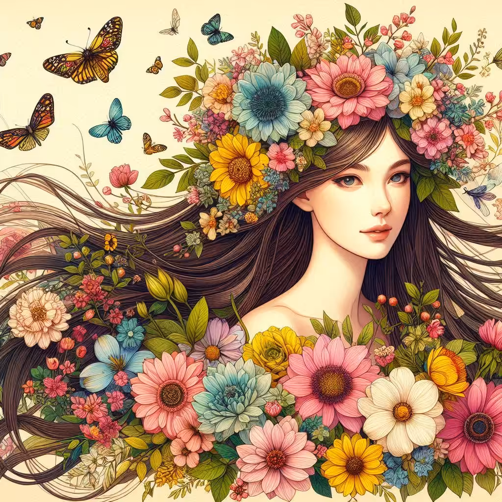 ART AND VIBE : Fluttering Whimsy