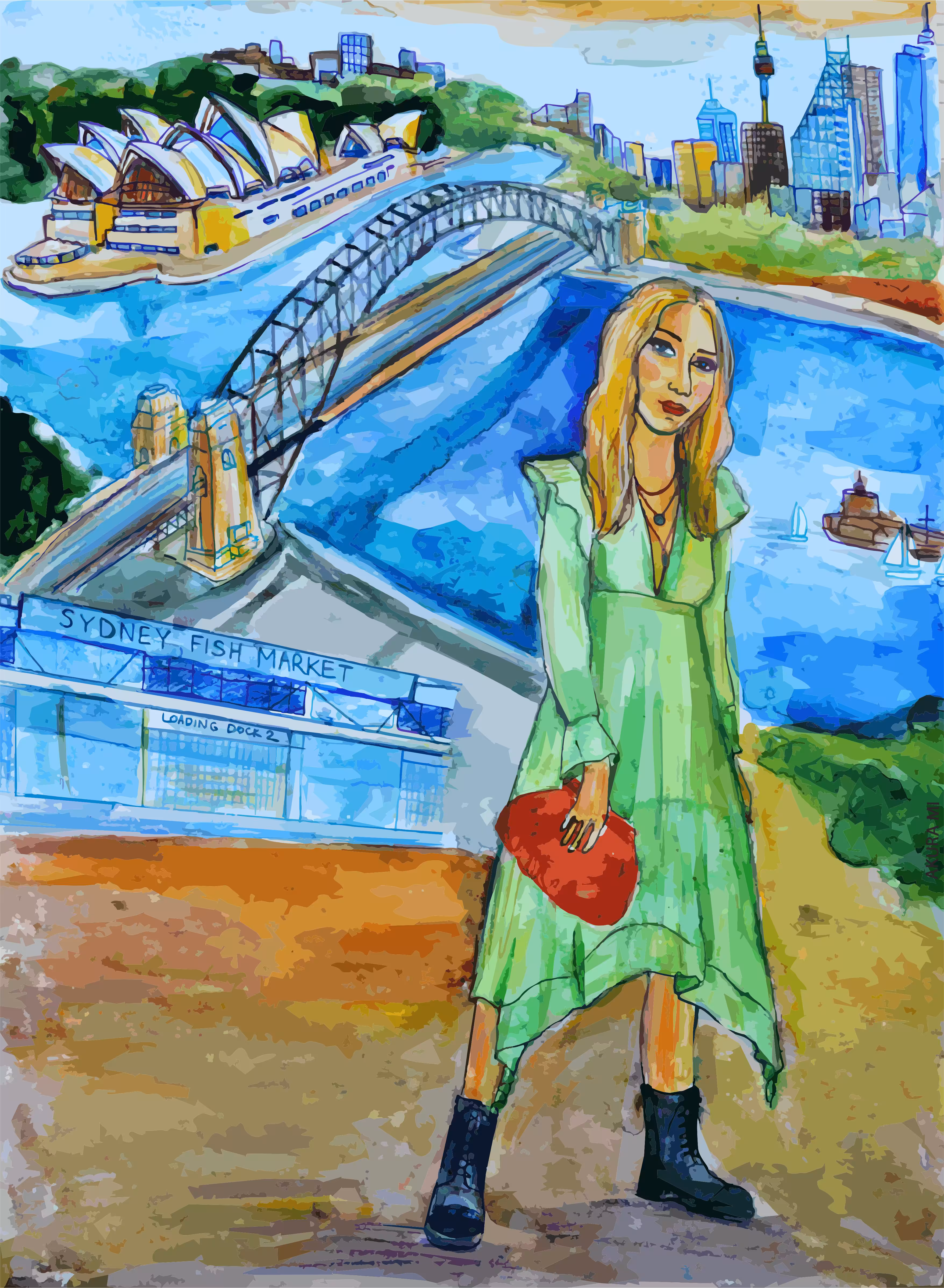 A girl from Sydney. Australia.