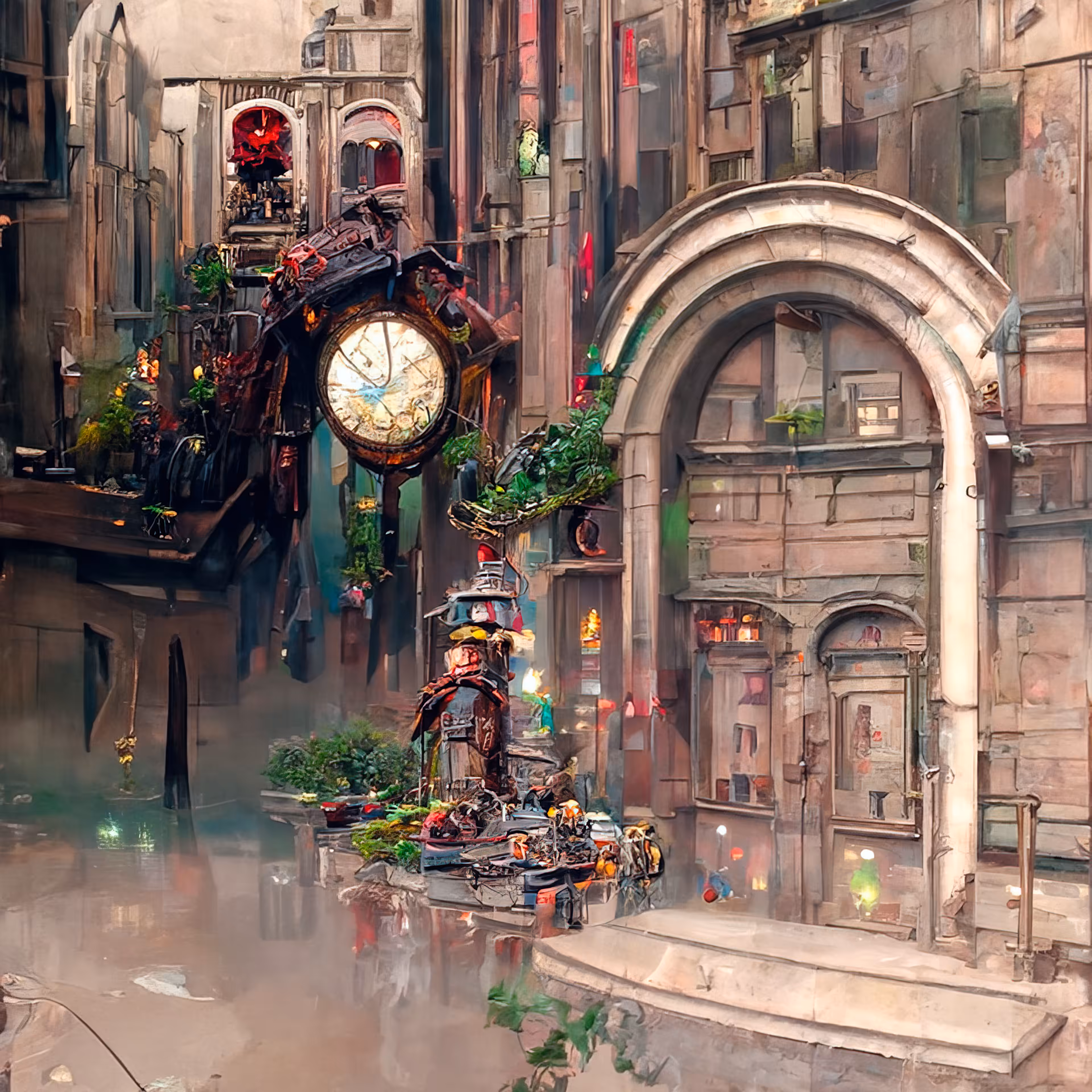 SteamPunk cityScape #022