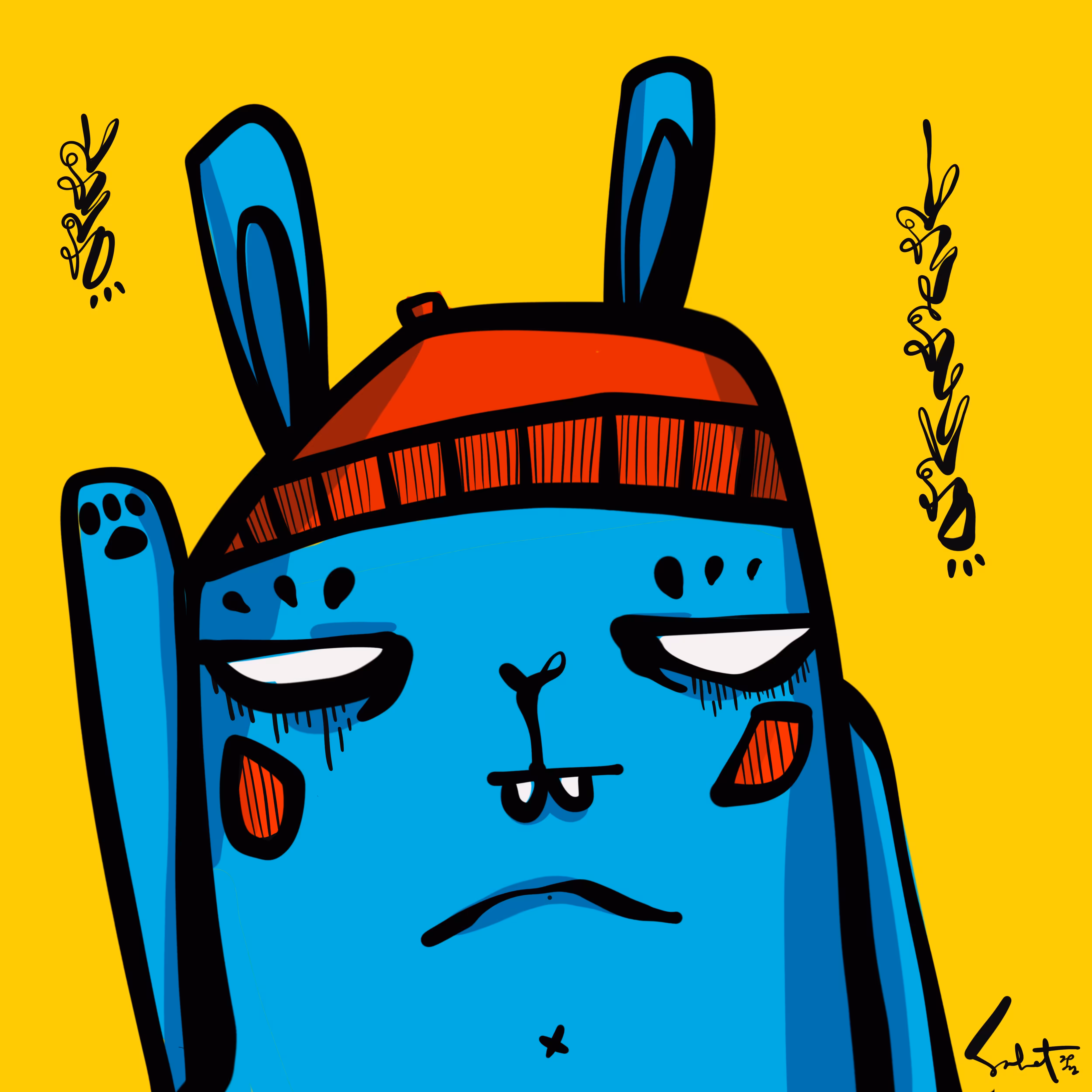 TKP BAD BUNNIES LIMITED: HAZE | 002 TKP BAD BUNNY 1/1