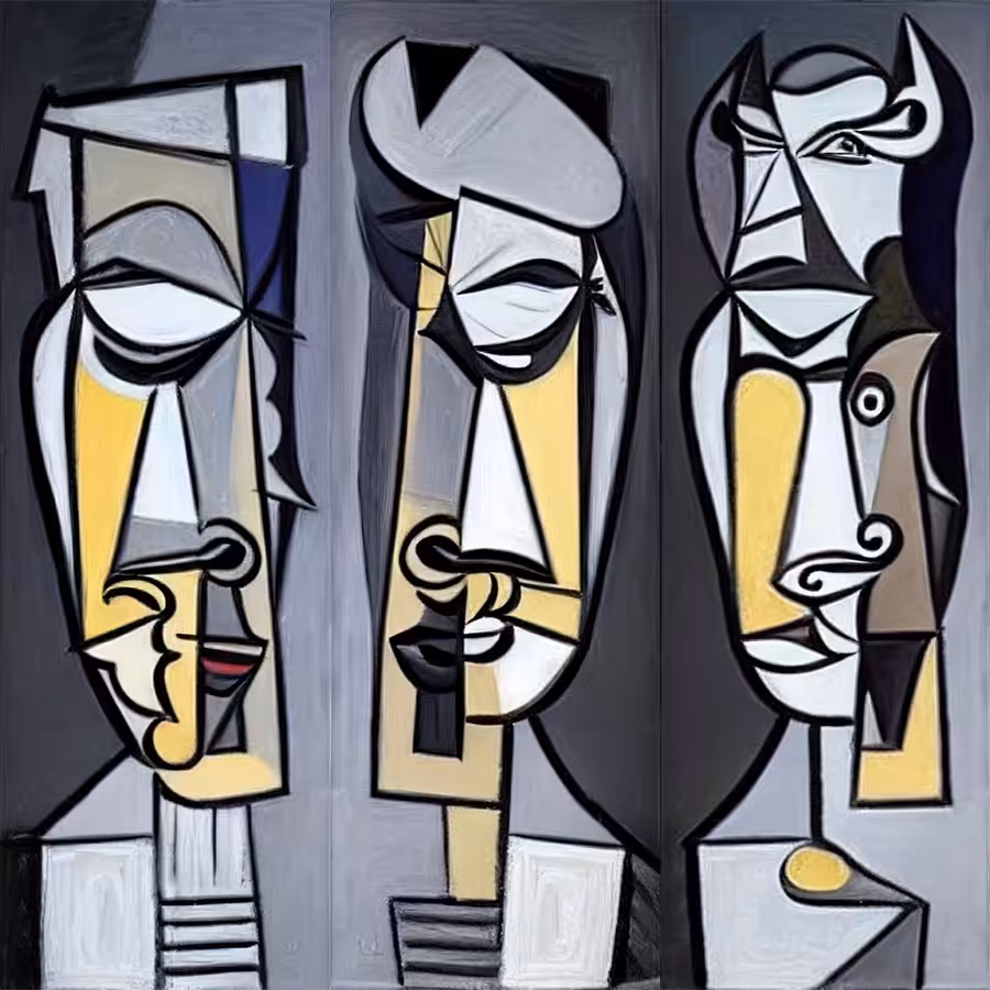 Cubism Bulls #1