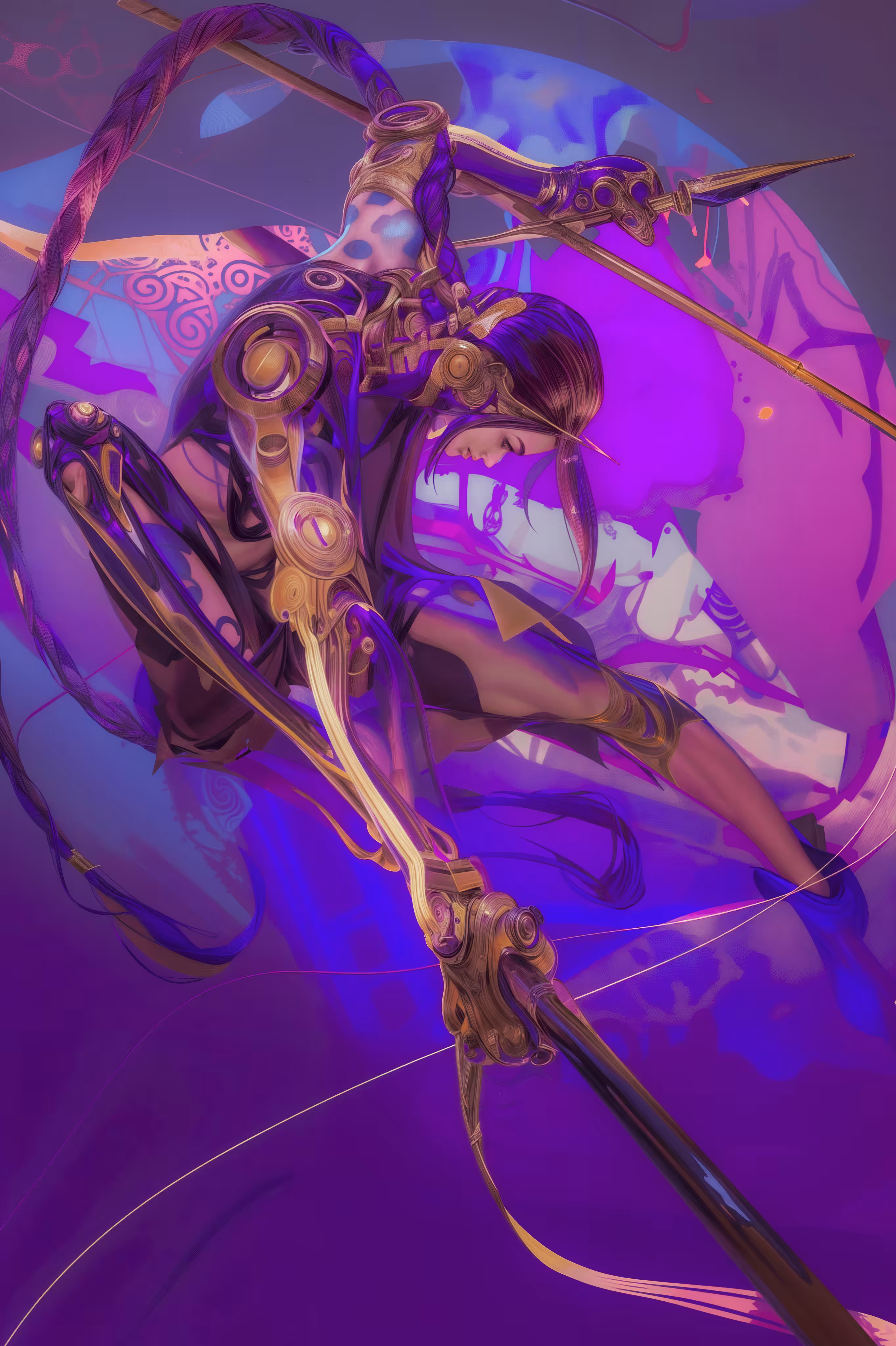 A Female Warrior Who Knows the Proximity of Purple and Pink Is Clearly Stronger Than Men