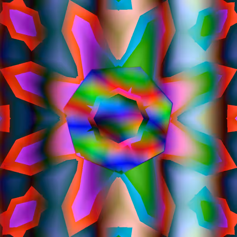Multiple Colorful Shapes #14