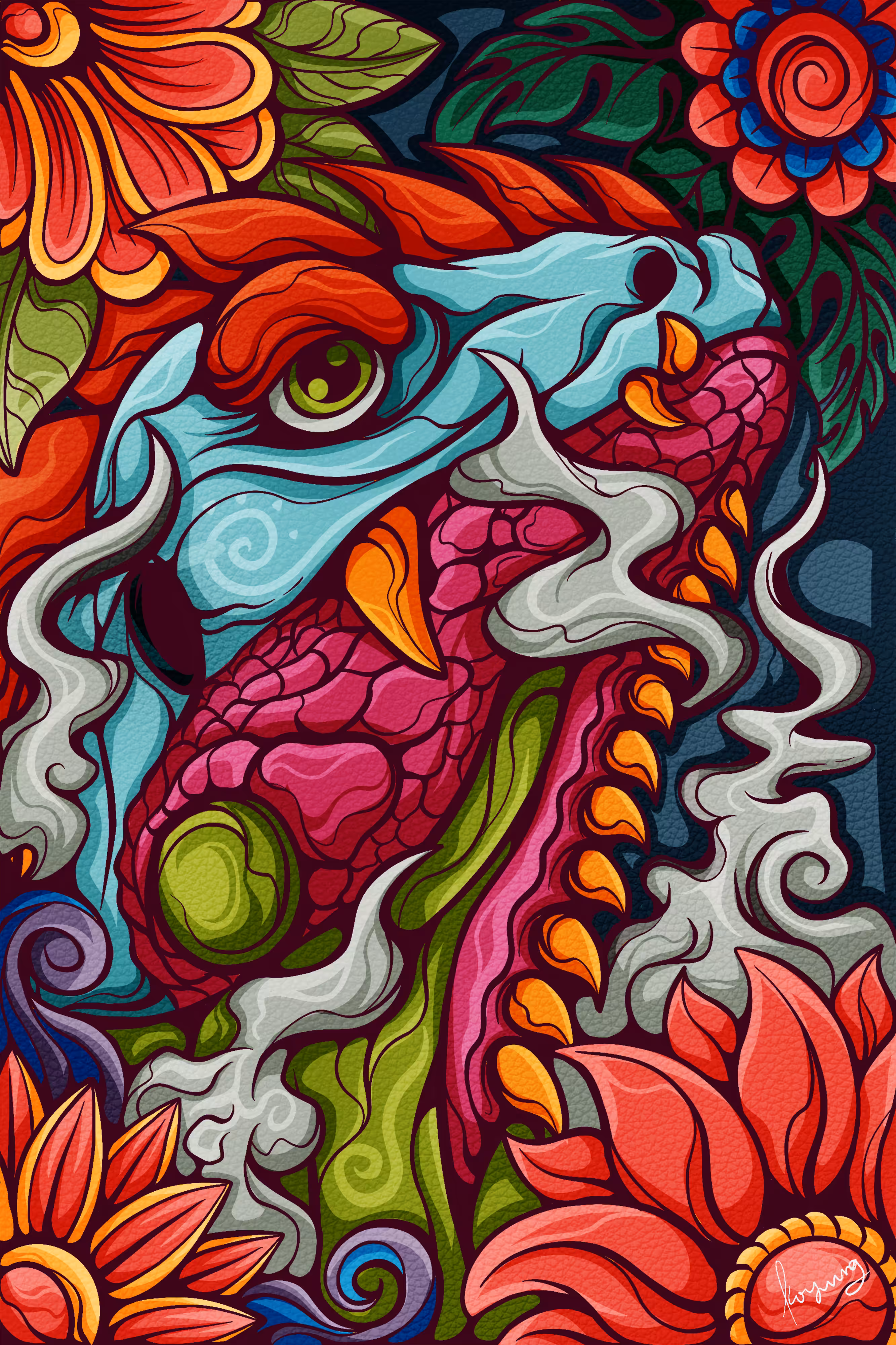 head of a dragon