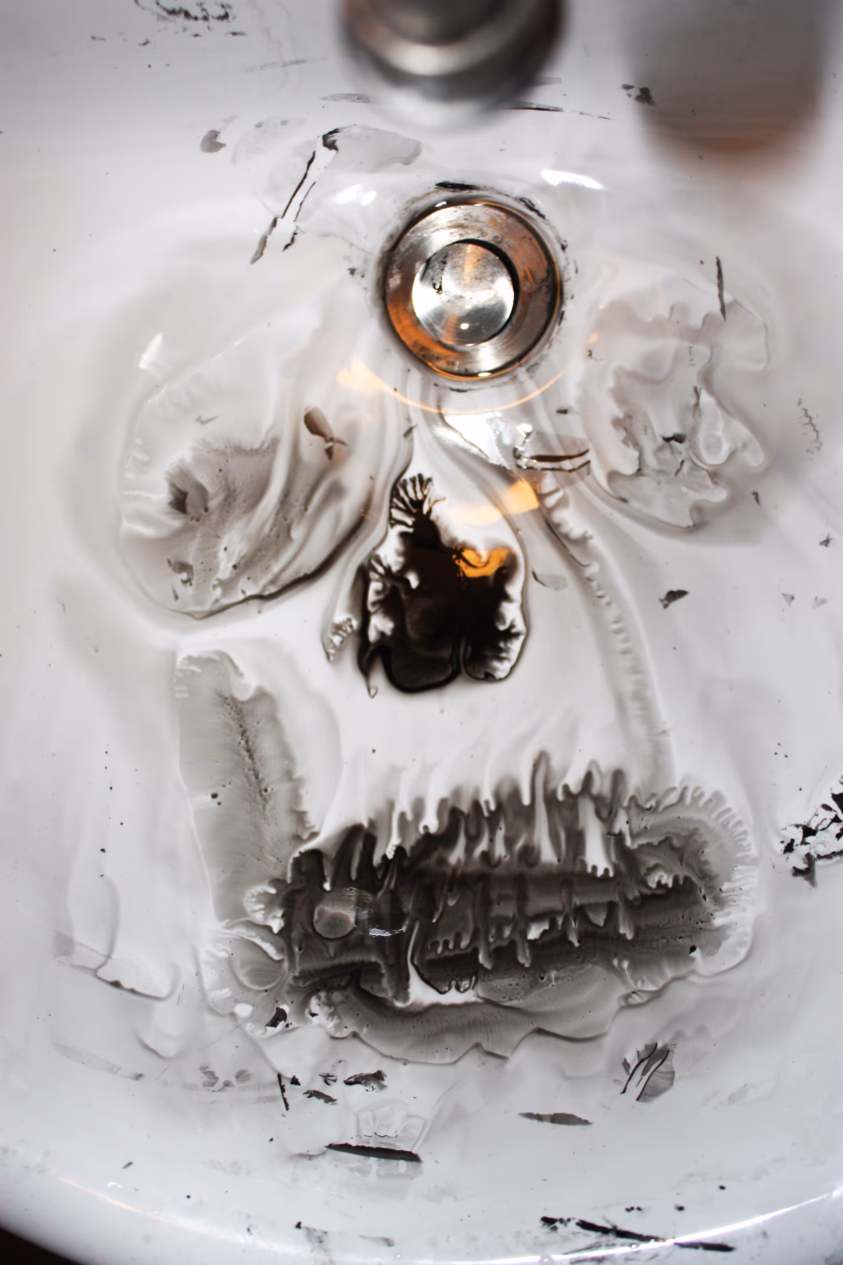 Ink in a sink