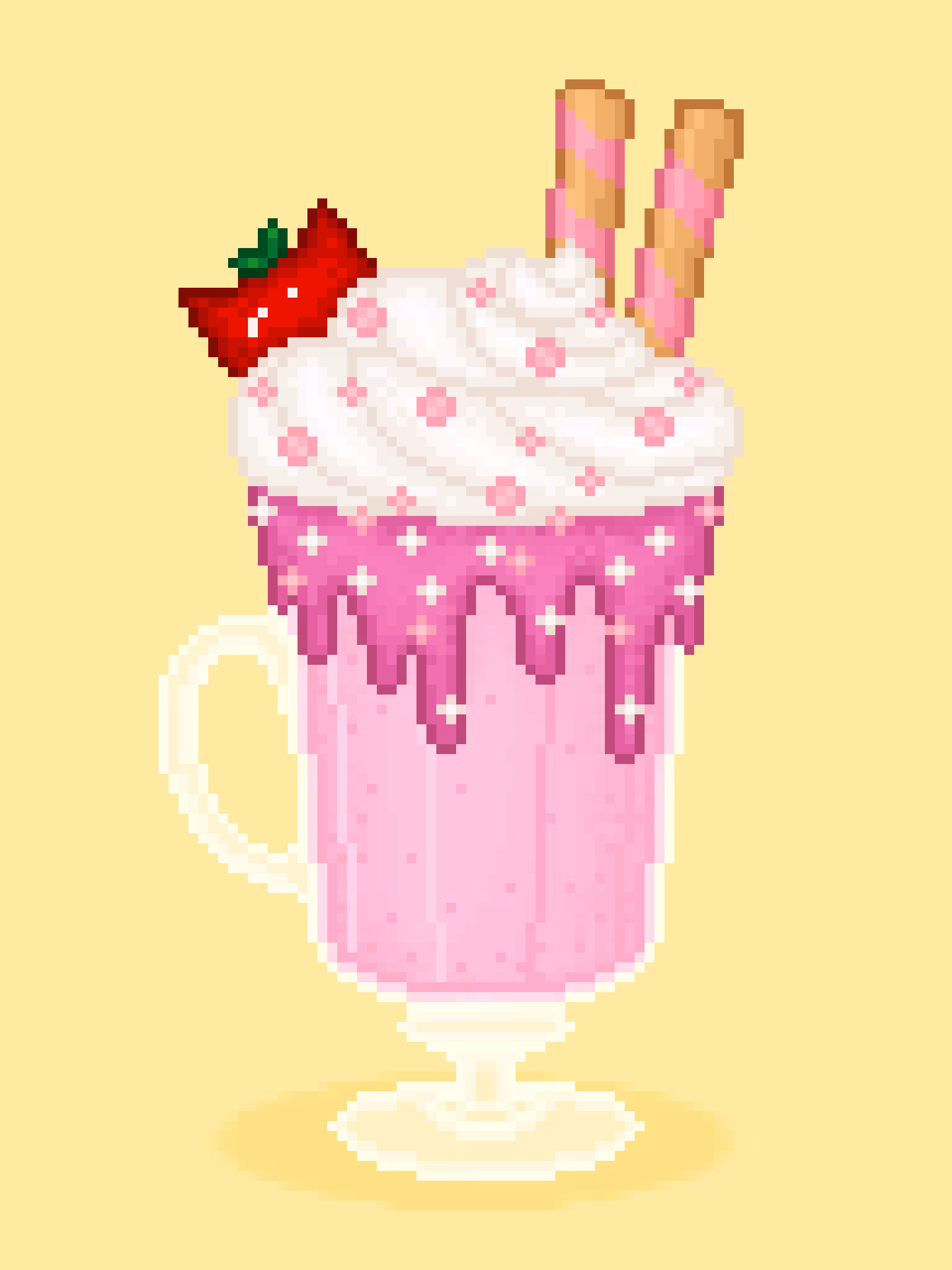 Strawberry milkshake