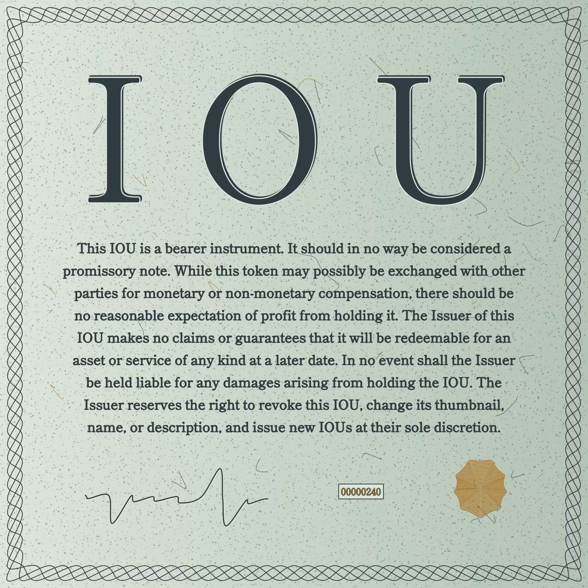 IOU #240