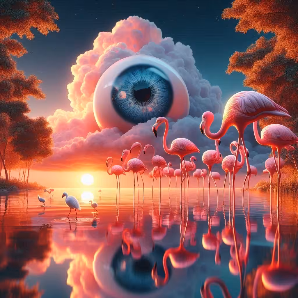Realm of flamingos🦩