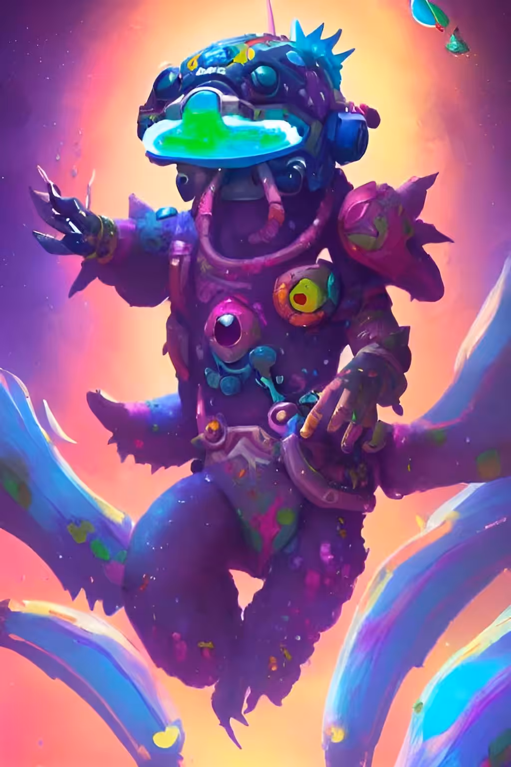 Splatter Punks AI: Platypus #1