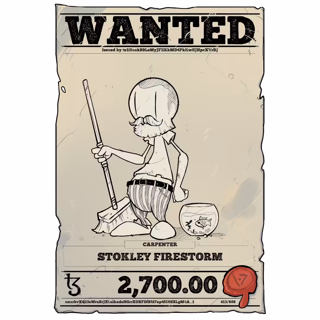STOKLEY FIRESTORM | TEZOS PIRATE 413/666