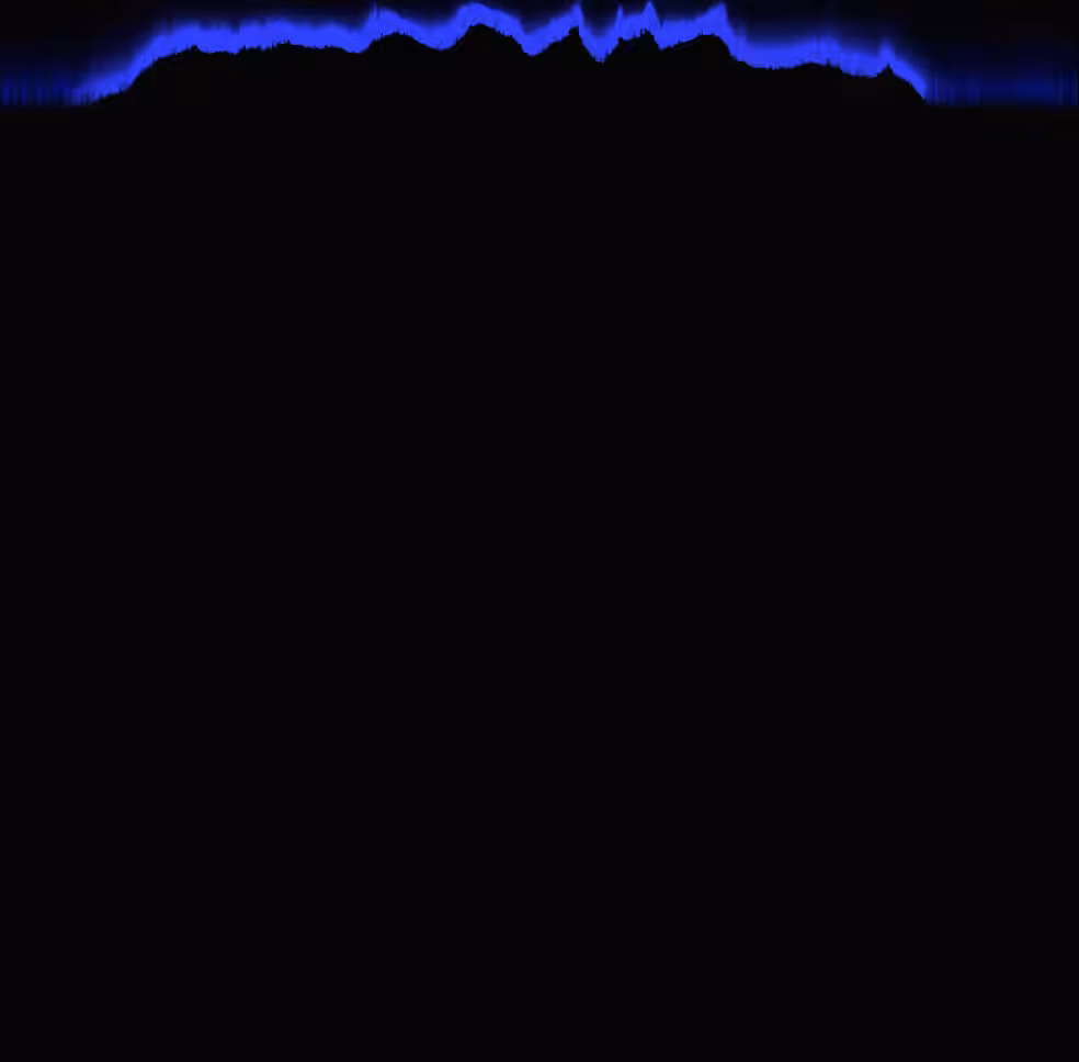 Raining Pixels #173 Neon Navy, Matrix Style