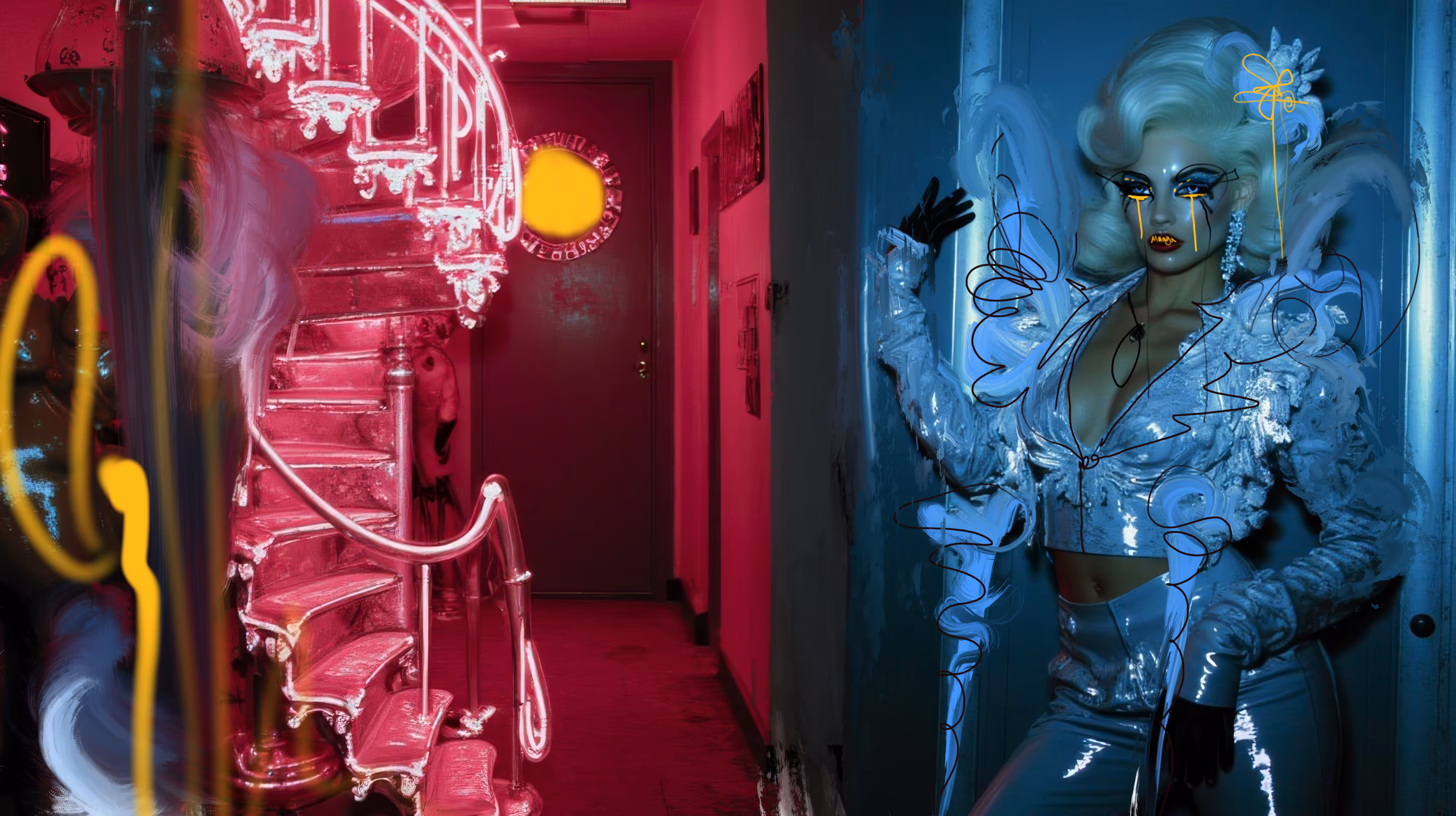 PORCELAIN ANDROID - THE MANGA MACHINE: Queen Bluey