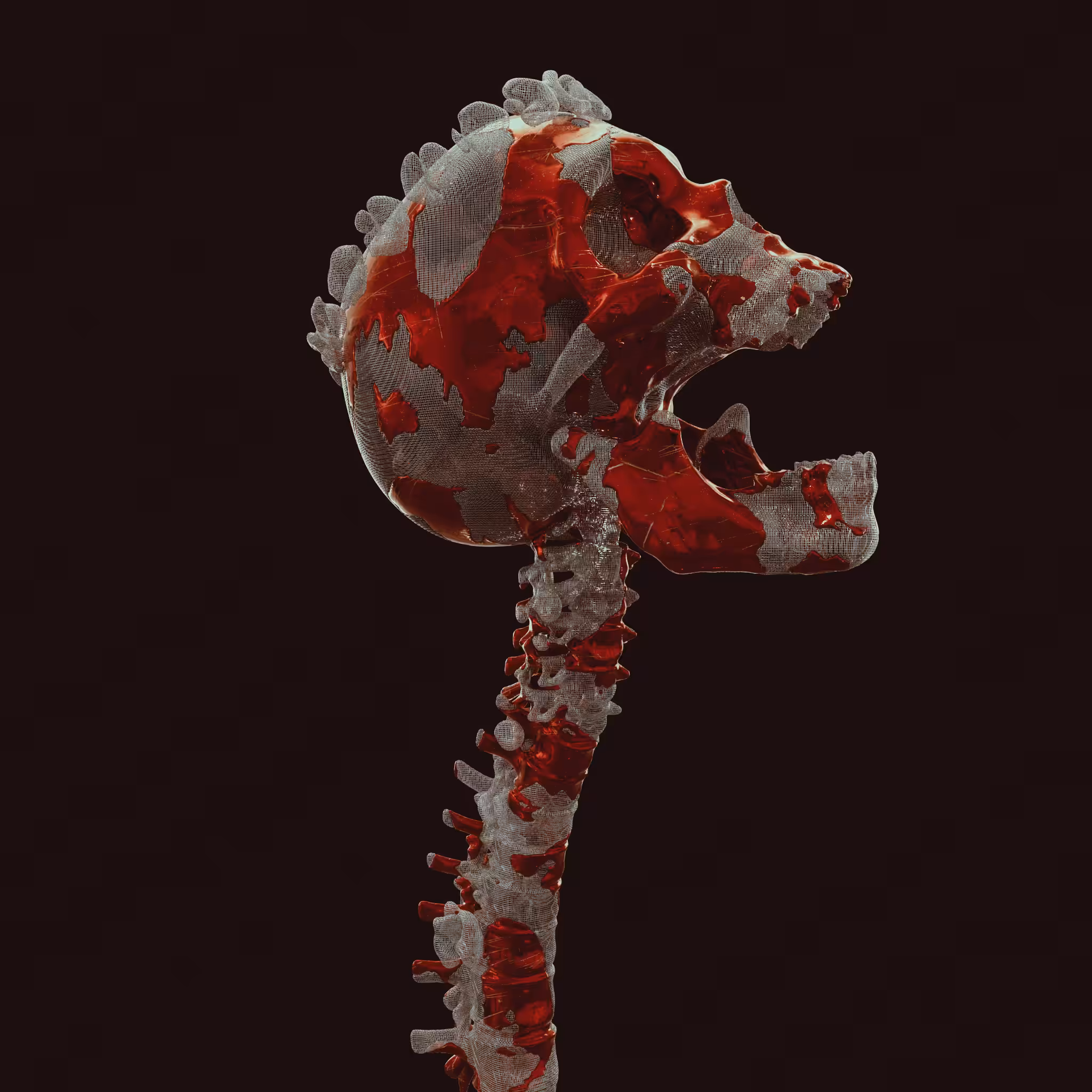 In the form of a skeleton #10
