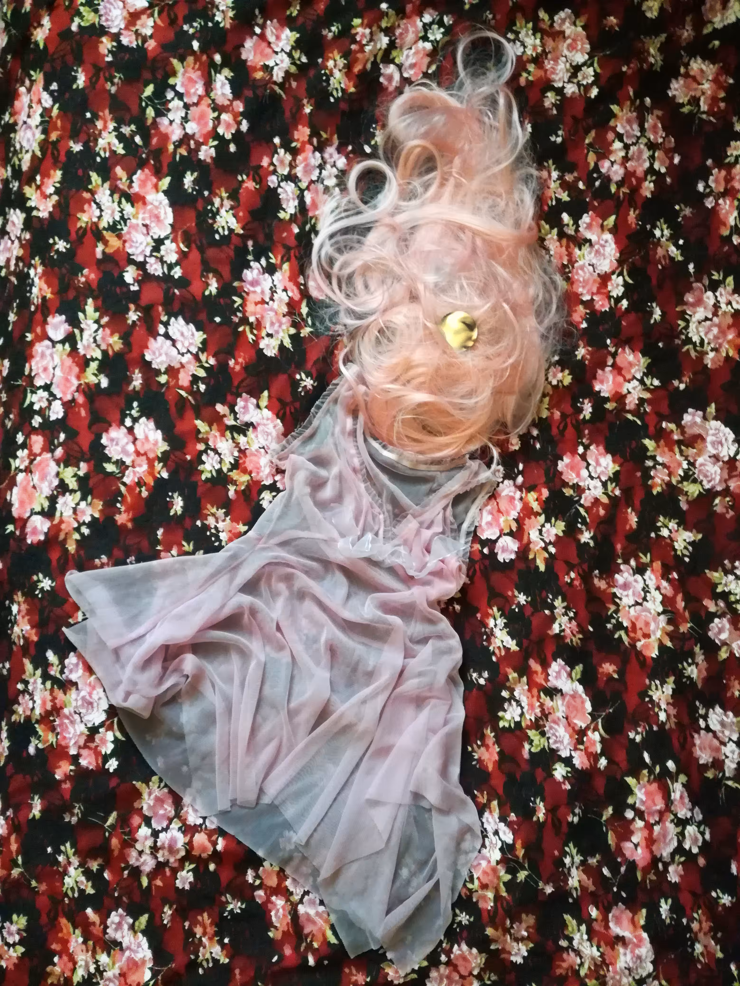 sleeping among the flowers