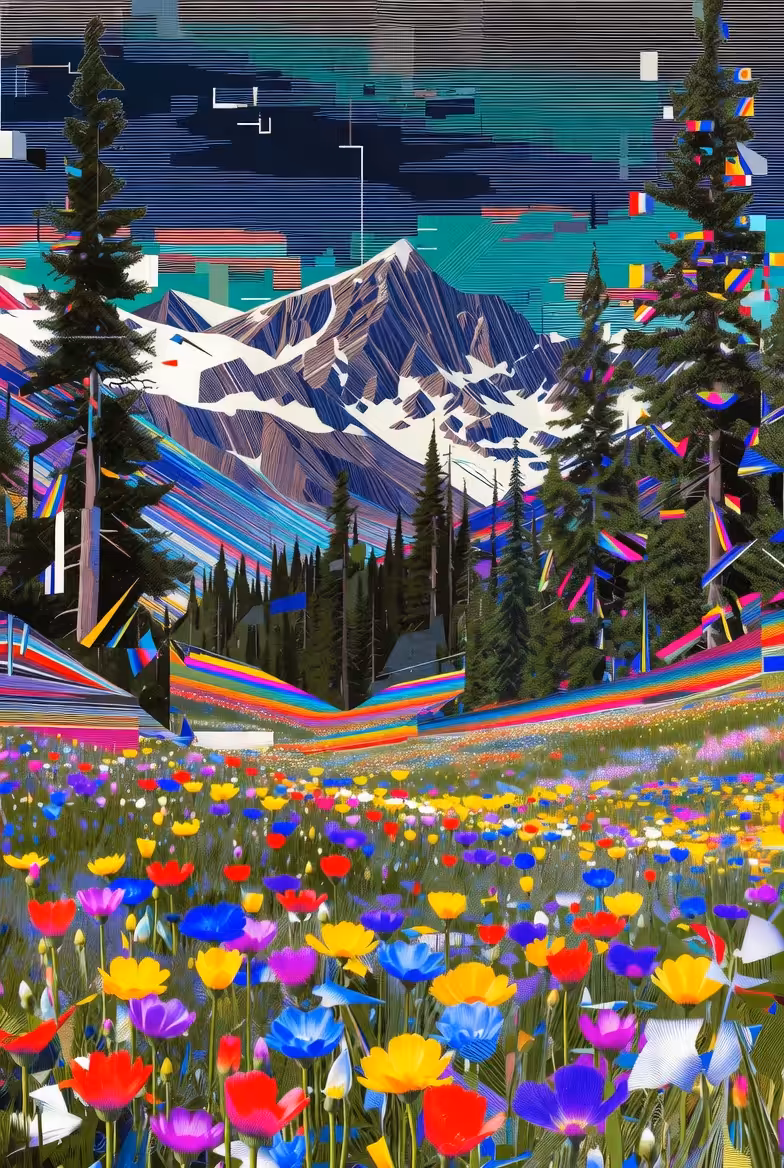 Mountains and plains