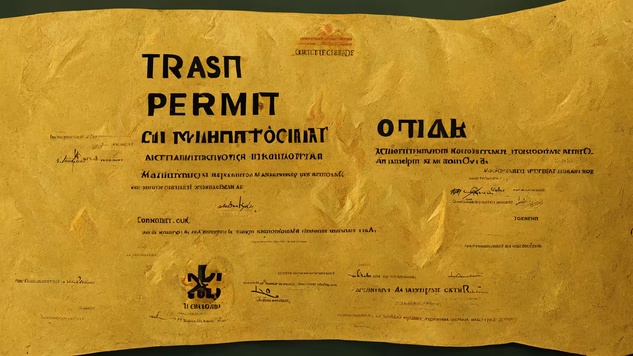 TRASH PERMIT