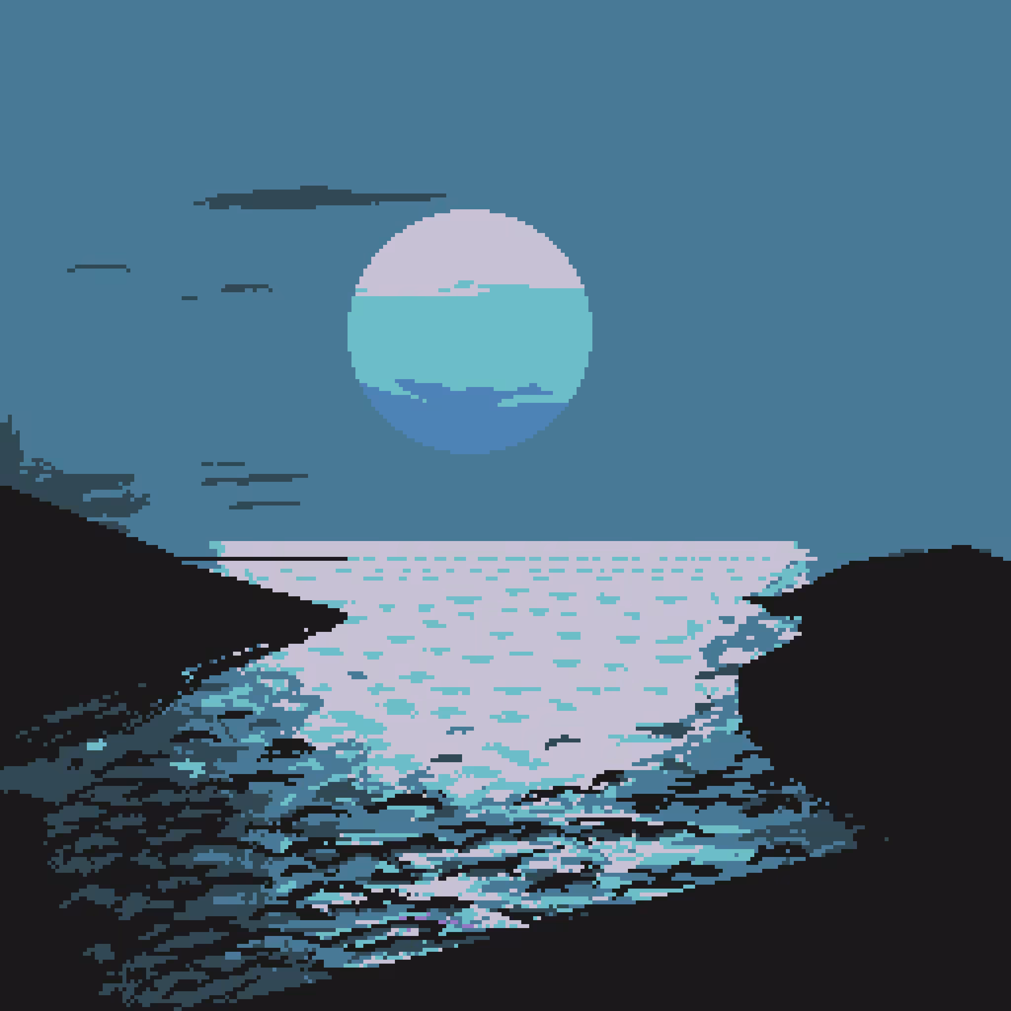 Pixel Sunset #58