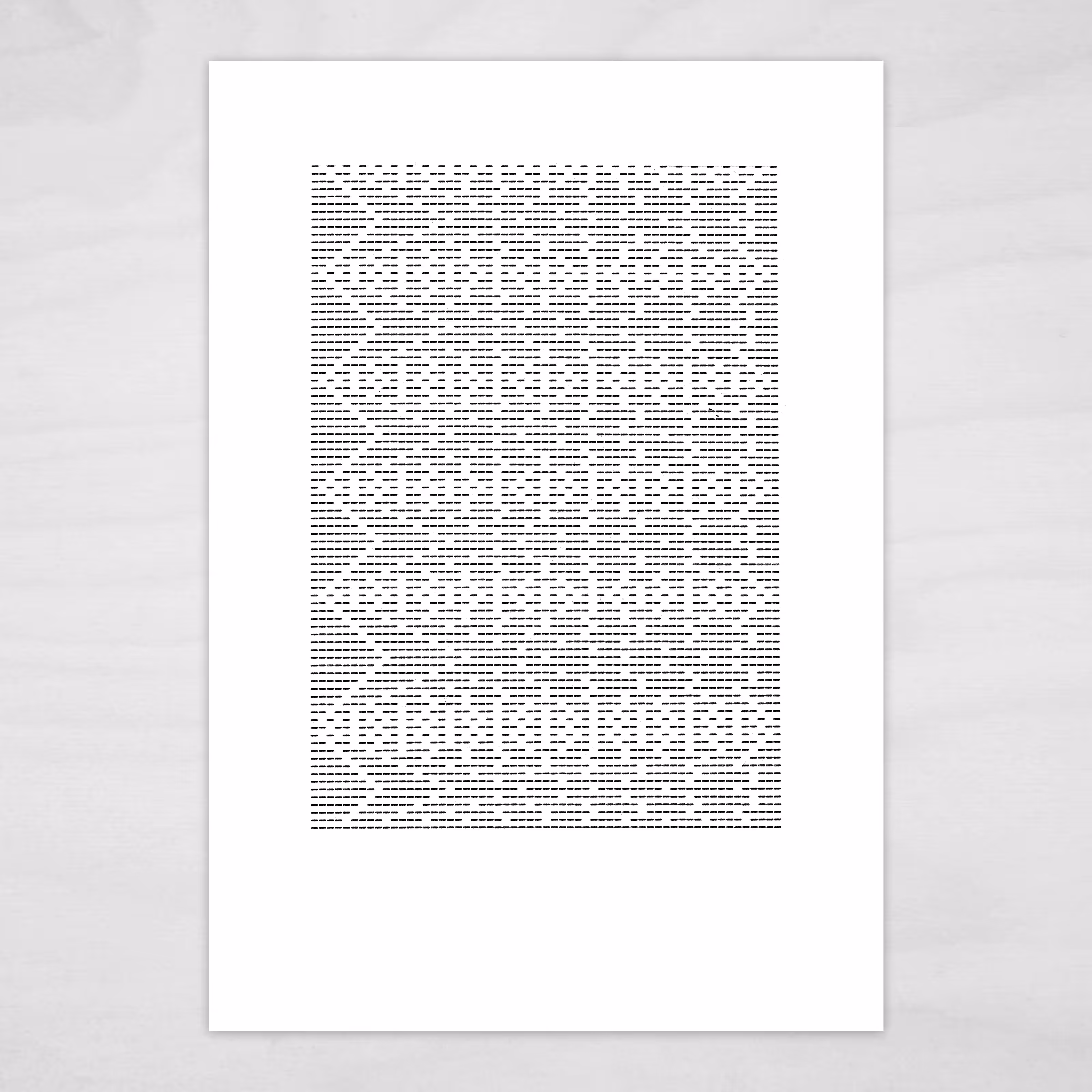 A Hyphen is a Ripple on the Surface of the Sea