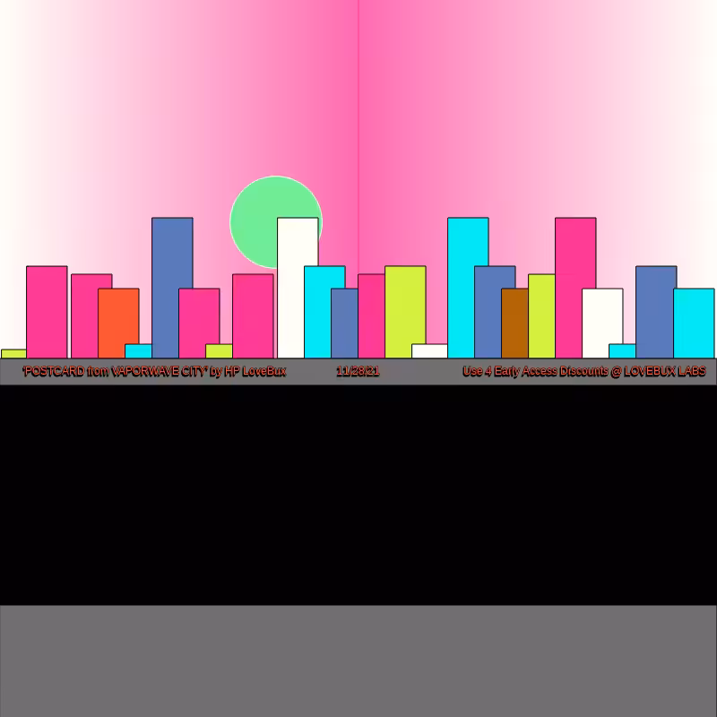 Vaporwave CITY: "Seek the Black Sun" #16