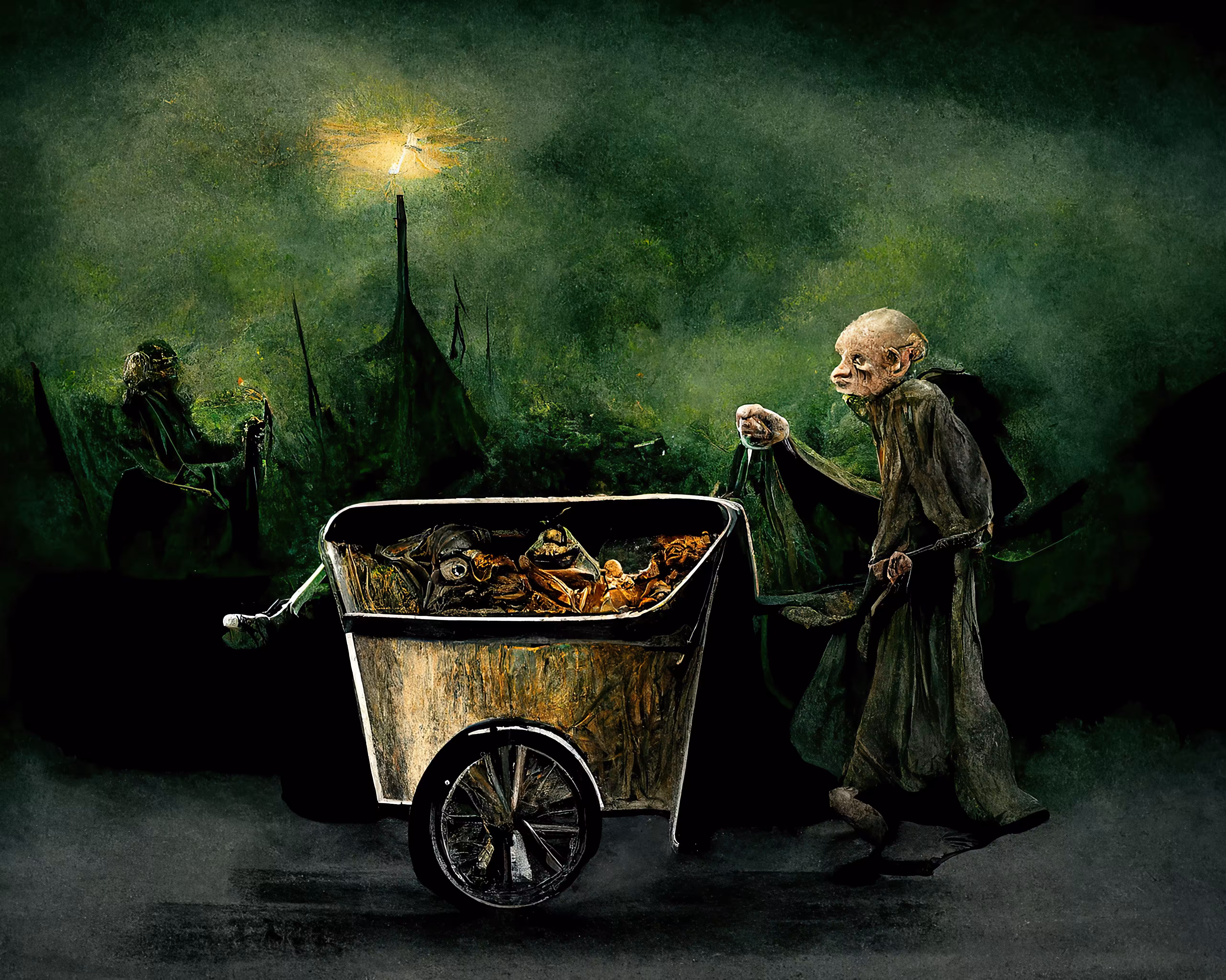 The trash road