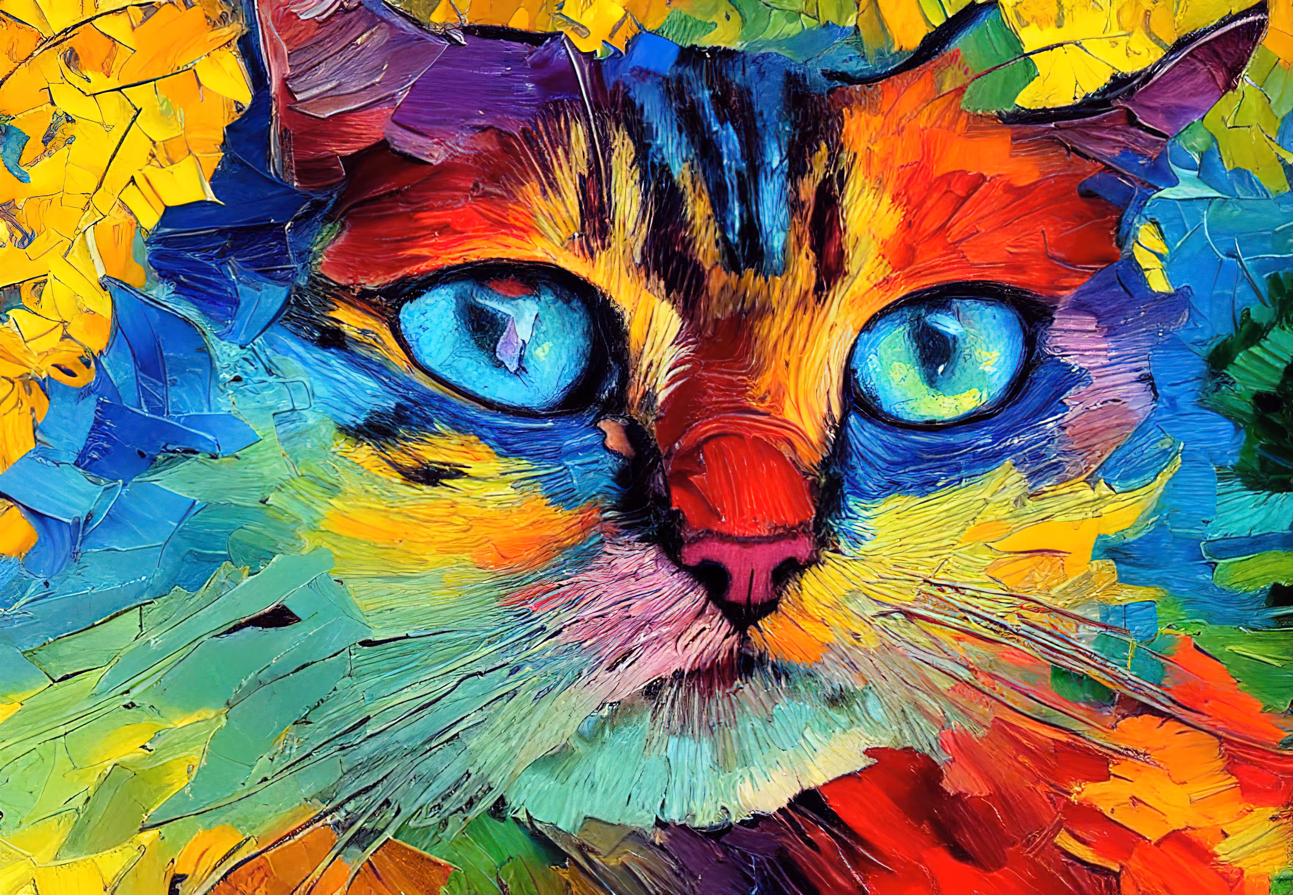 pAInting: Nature Cat #11