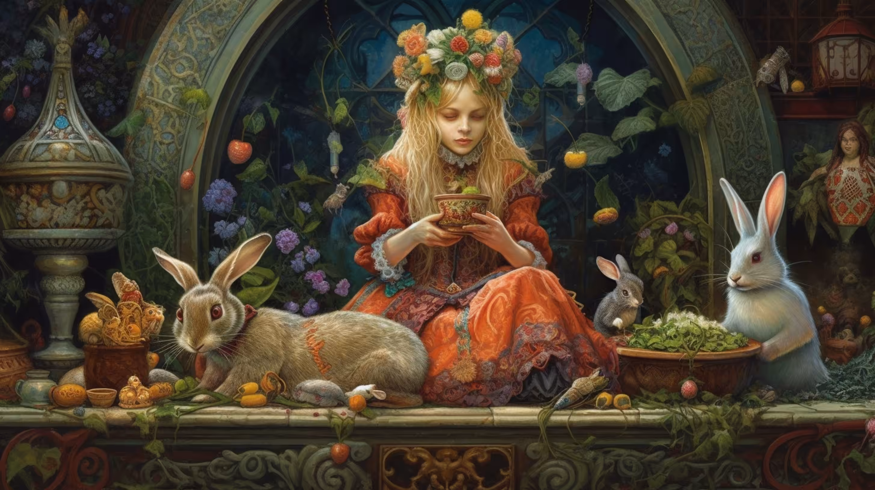 Else and the rabbits