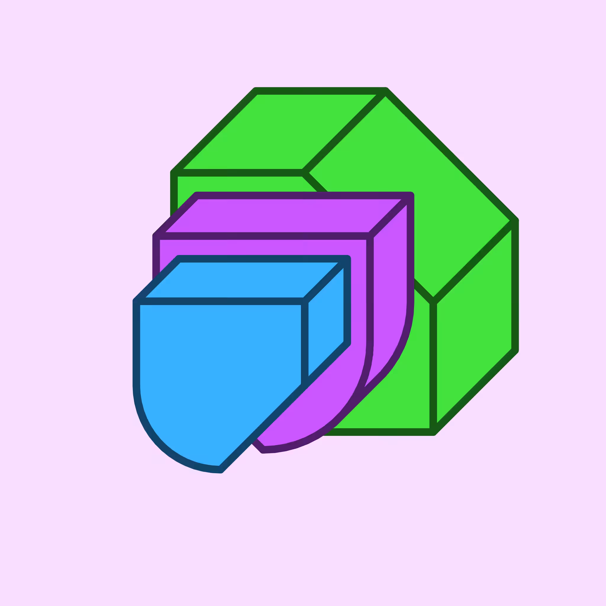 Calm shapes #1064