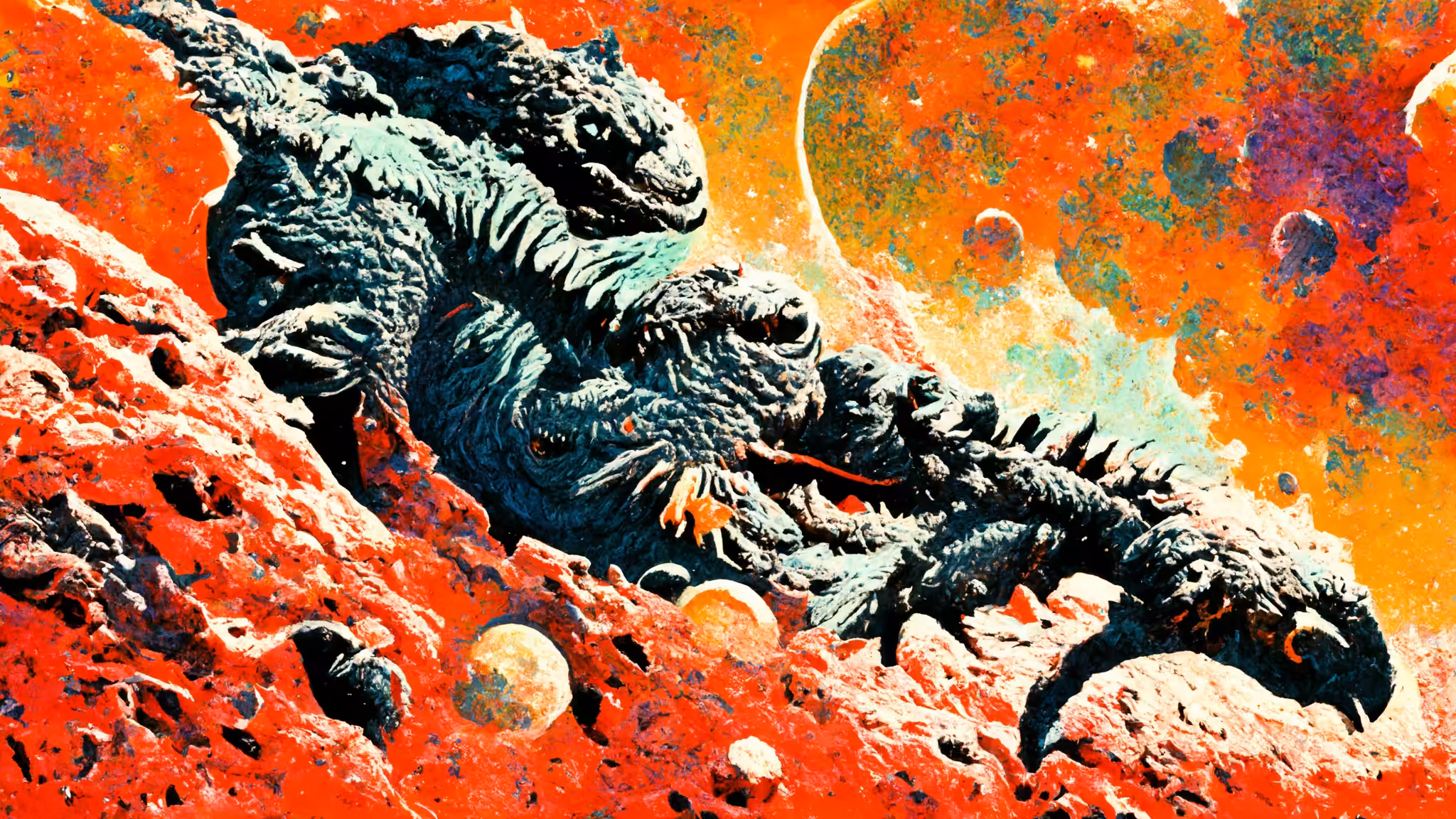 FAKE SPACE GODZILLA