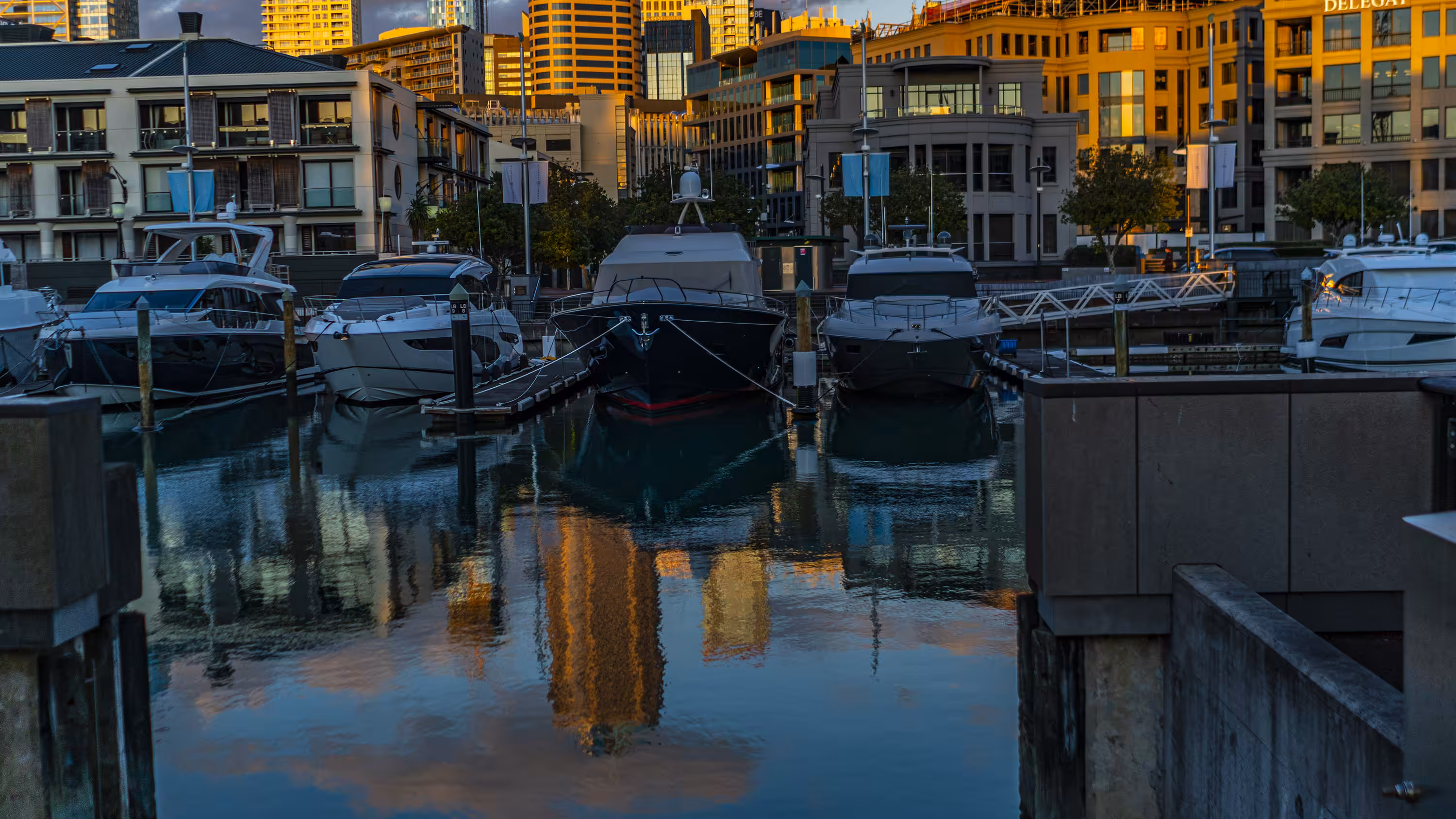 Buildings on water