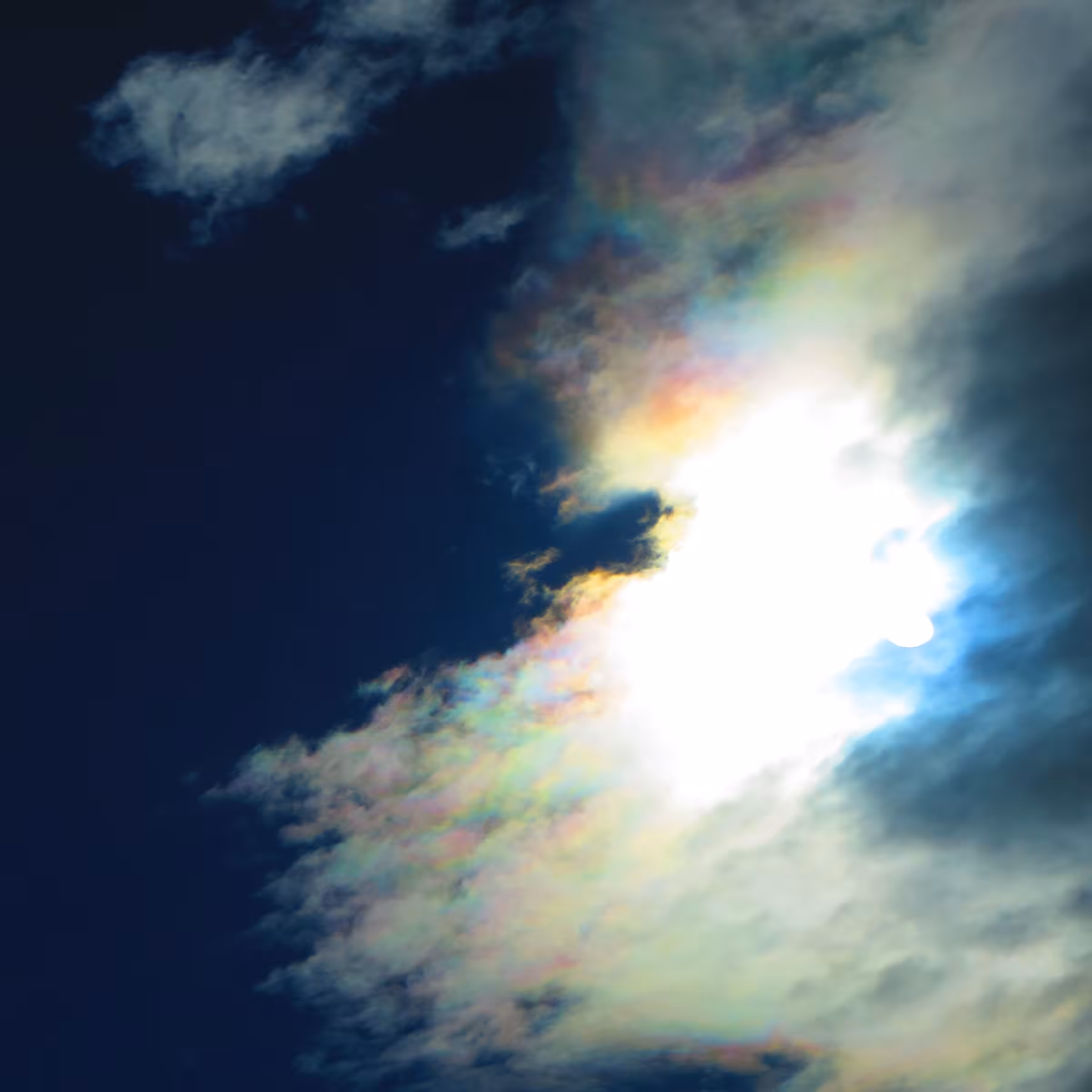 Clouds with Rainbow #3