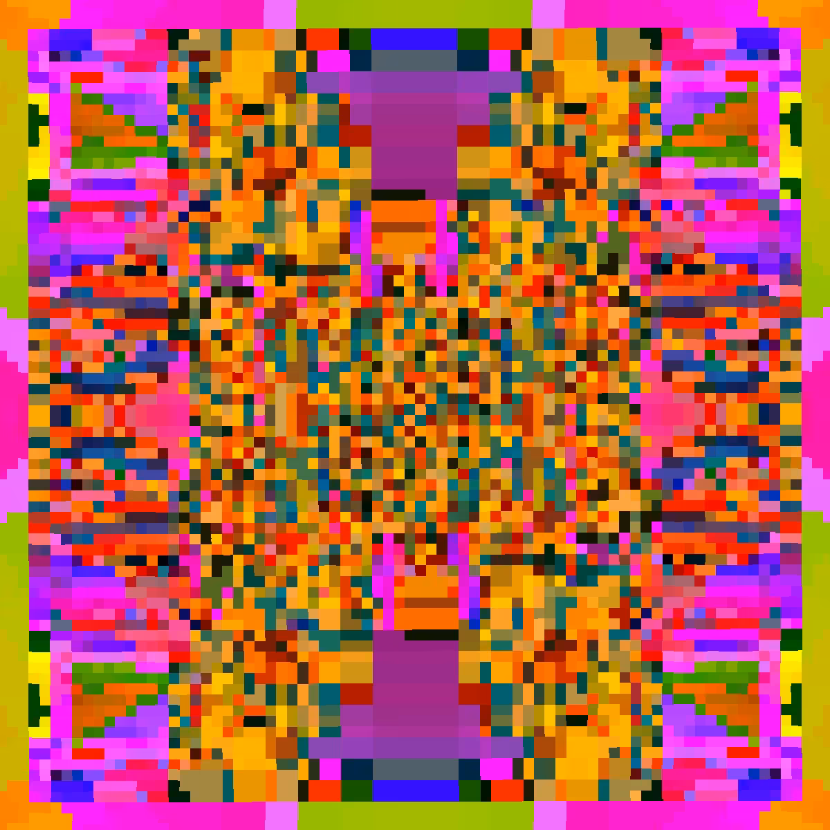 Psychedelic Dance of Pixels #8
