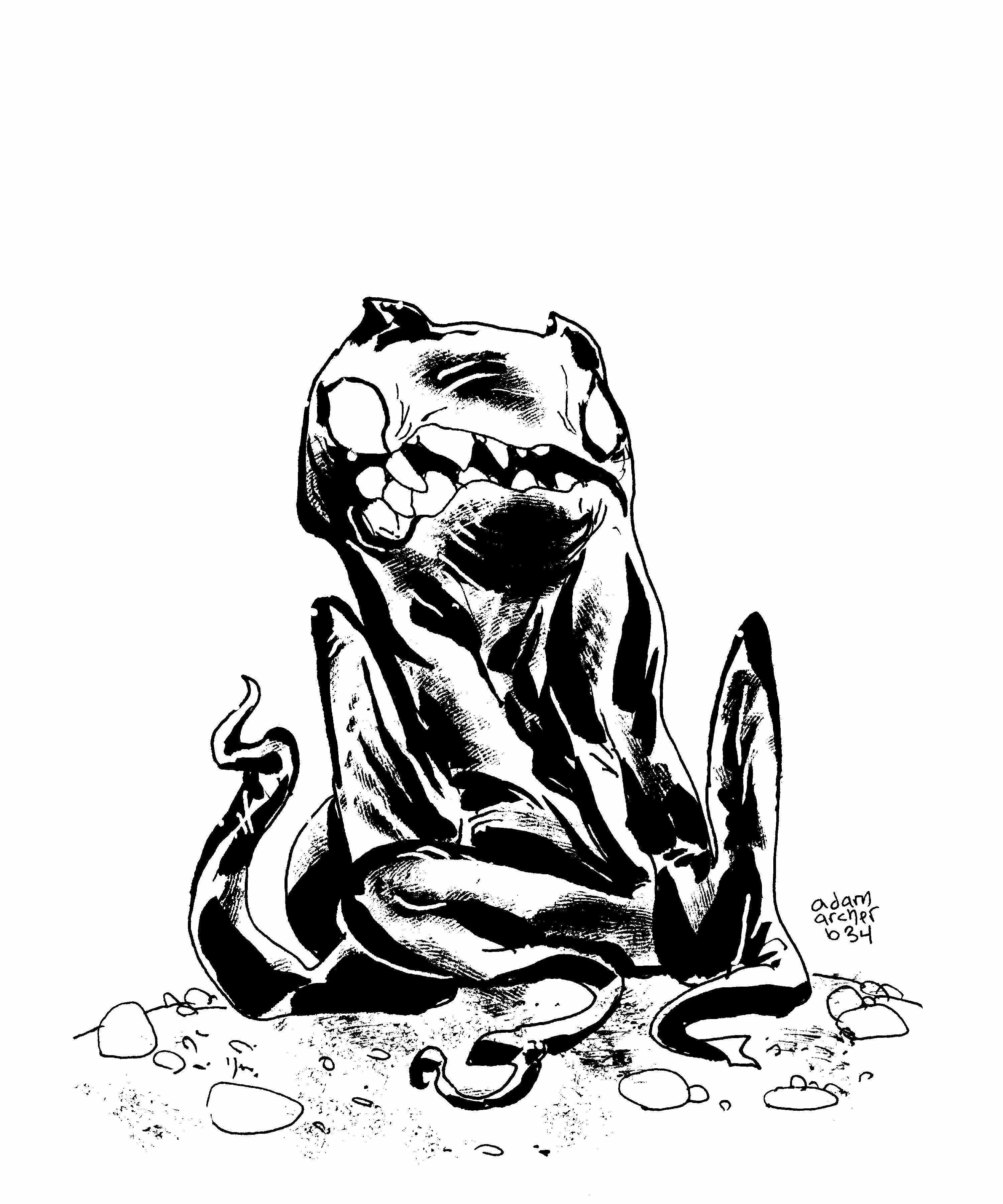 adam archer's doodles: black series 034