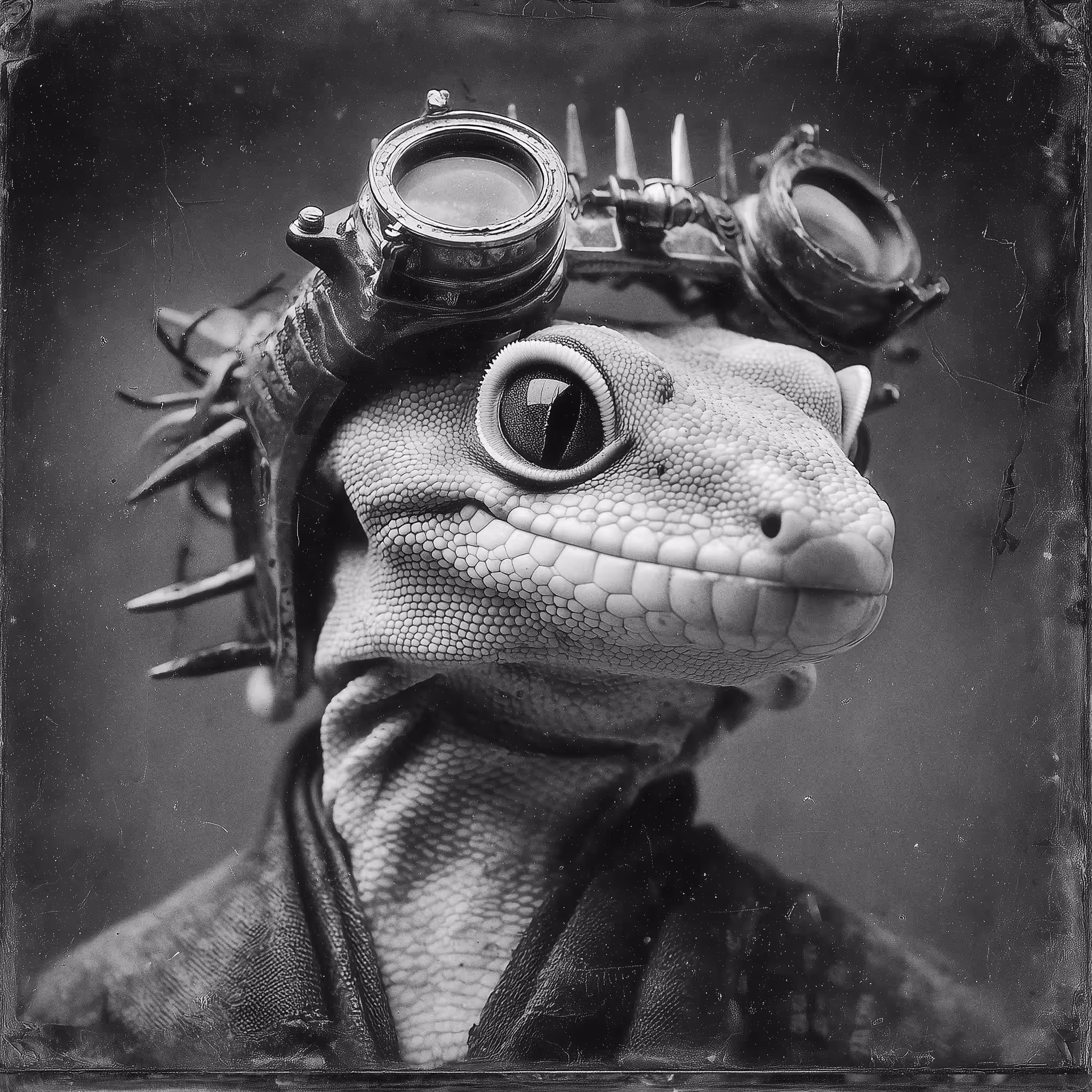 Cyberpunk Animals: Gecko