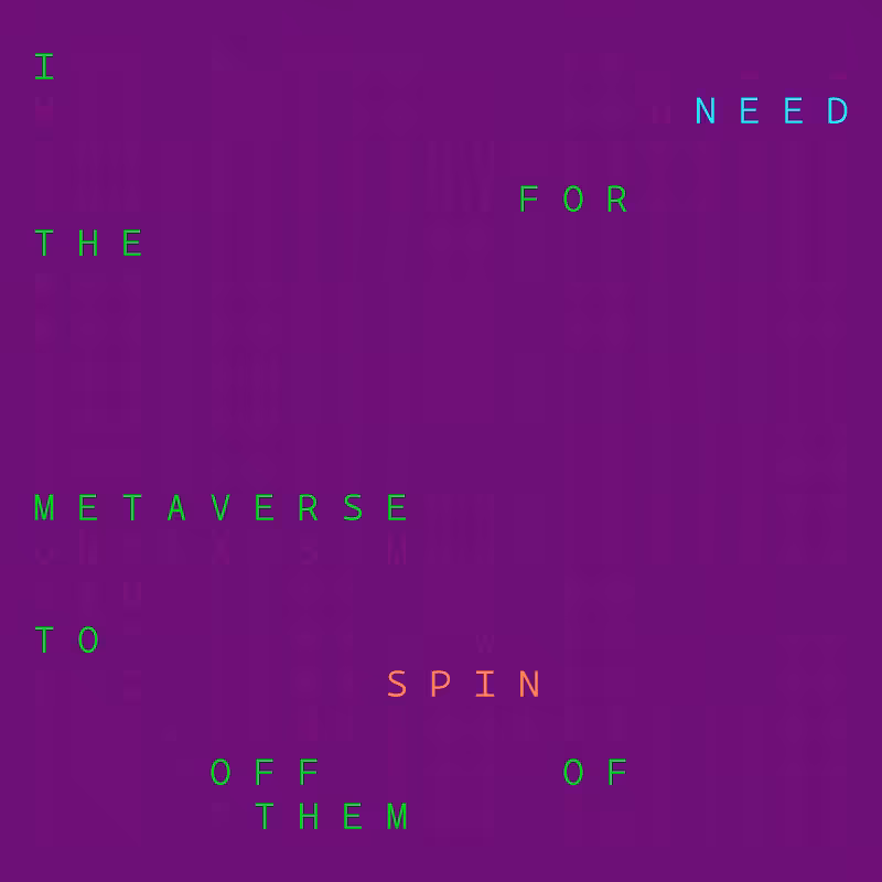 I wish for the metaverse ... #90