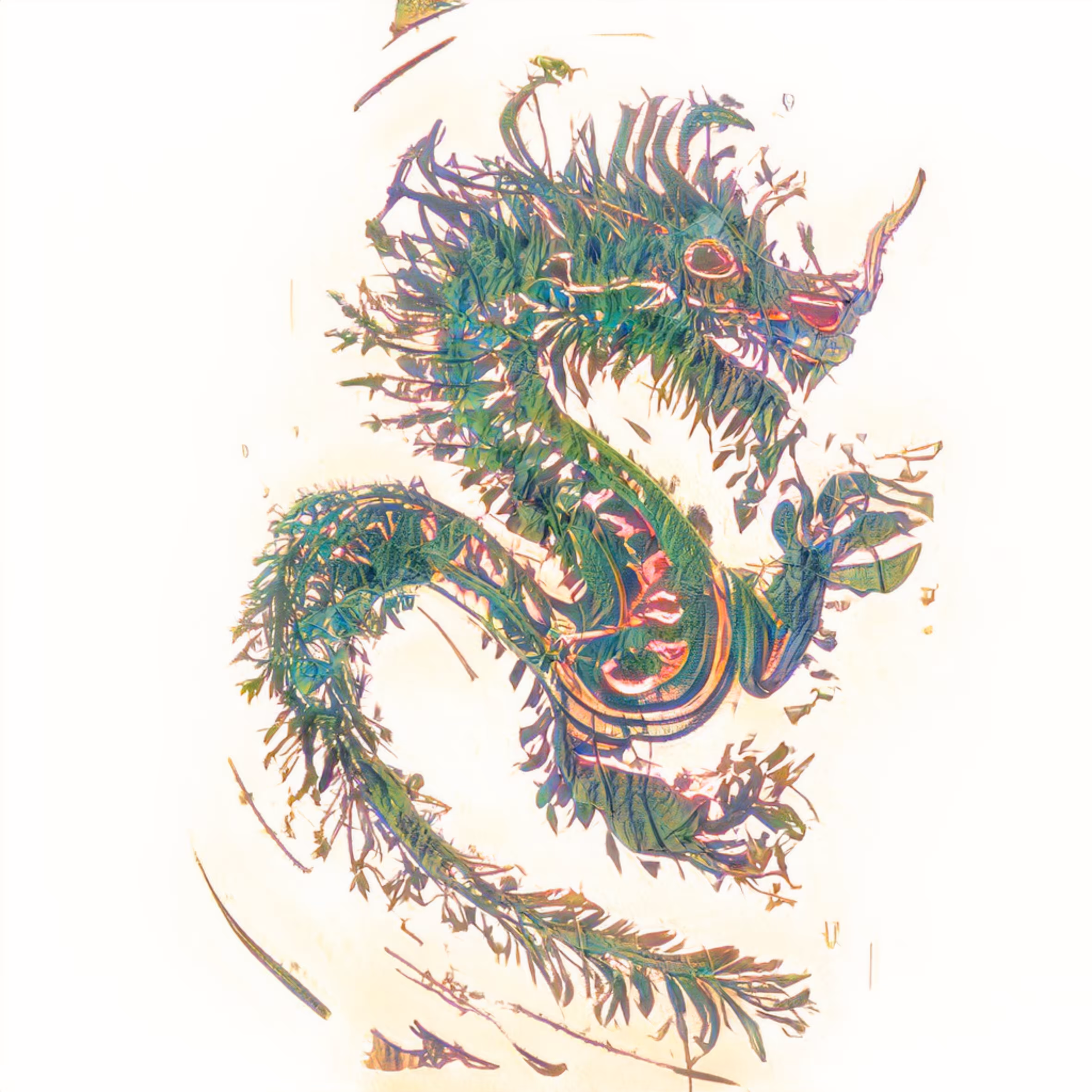 Green Hot Spring Ascending Dragon 
