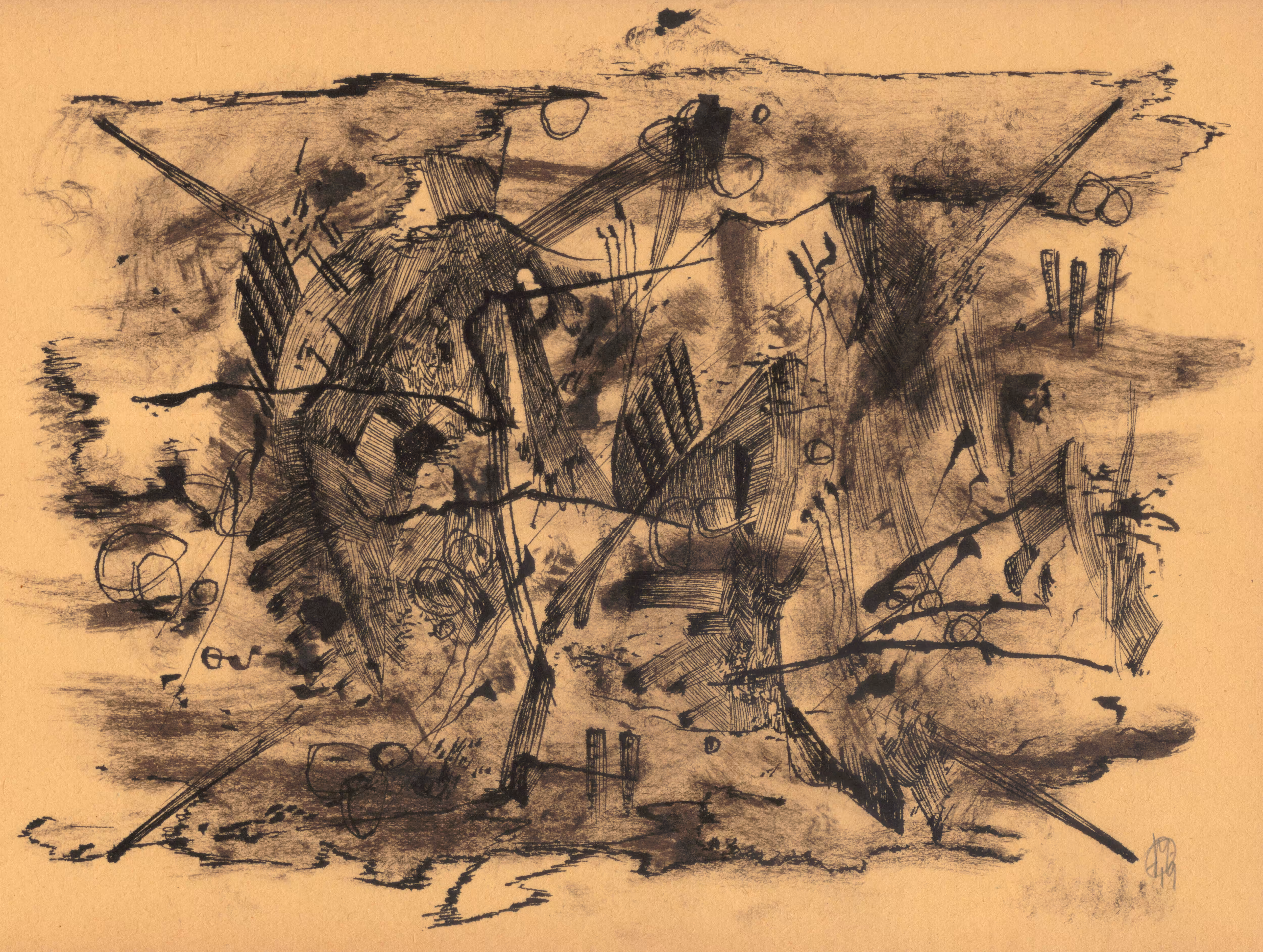 Bad ink, bad paper II / Explosive drawing