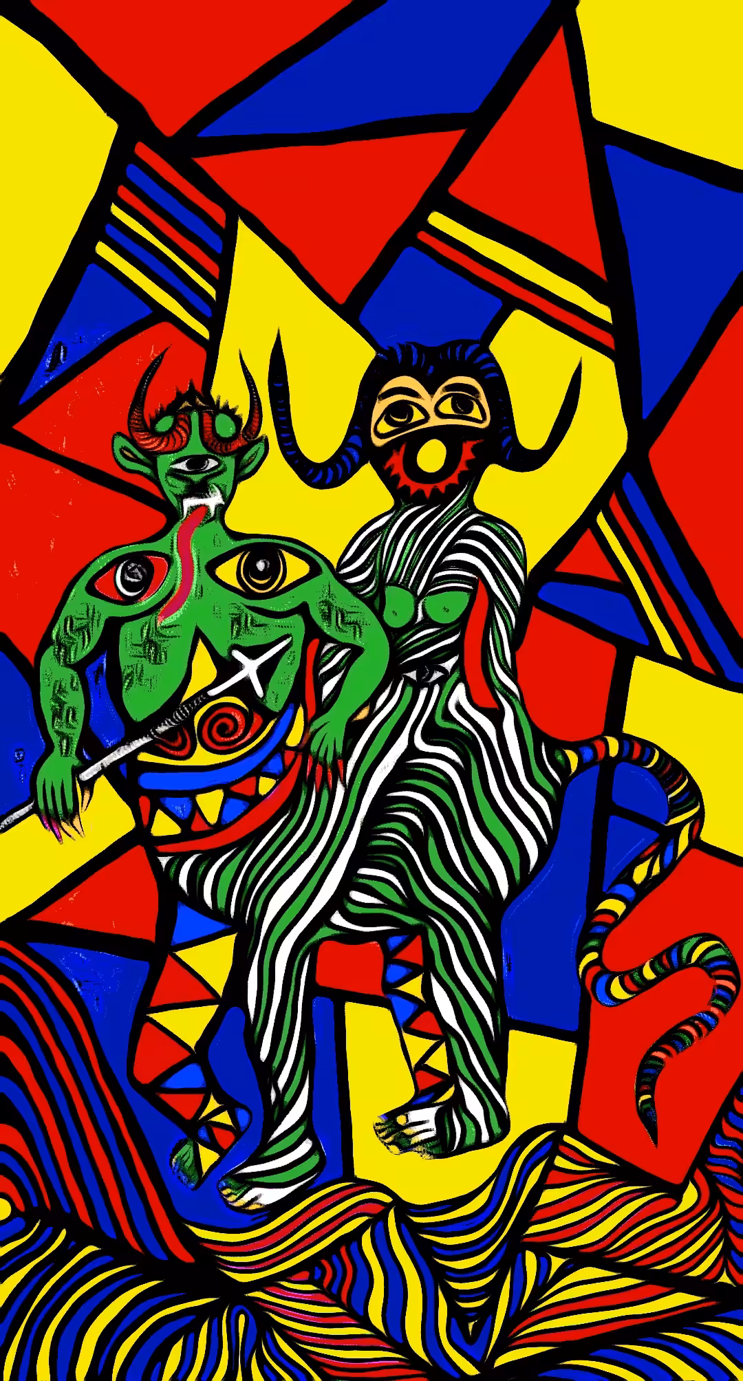 Greengo and the snake Lady 