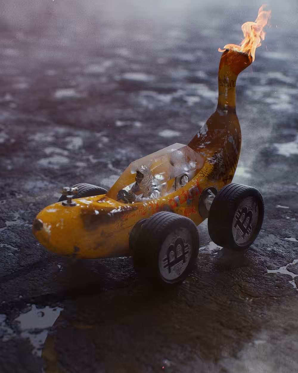 BANANA CAR. COVID-19 Series 02