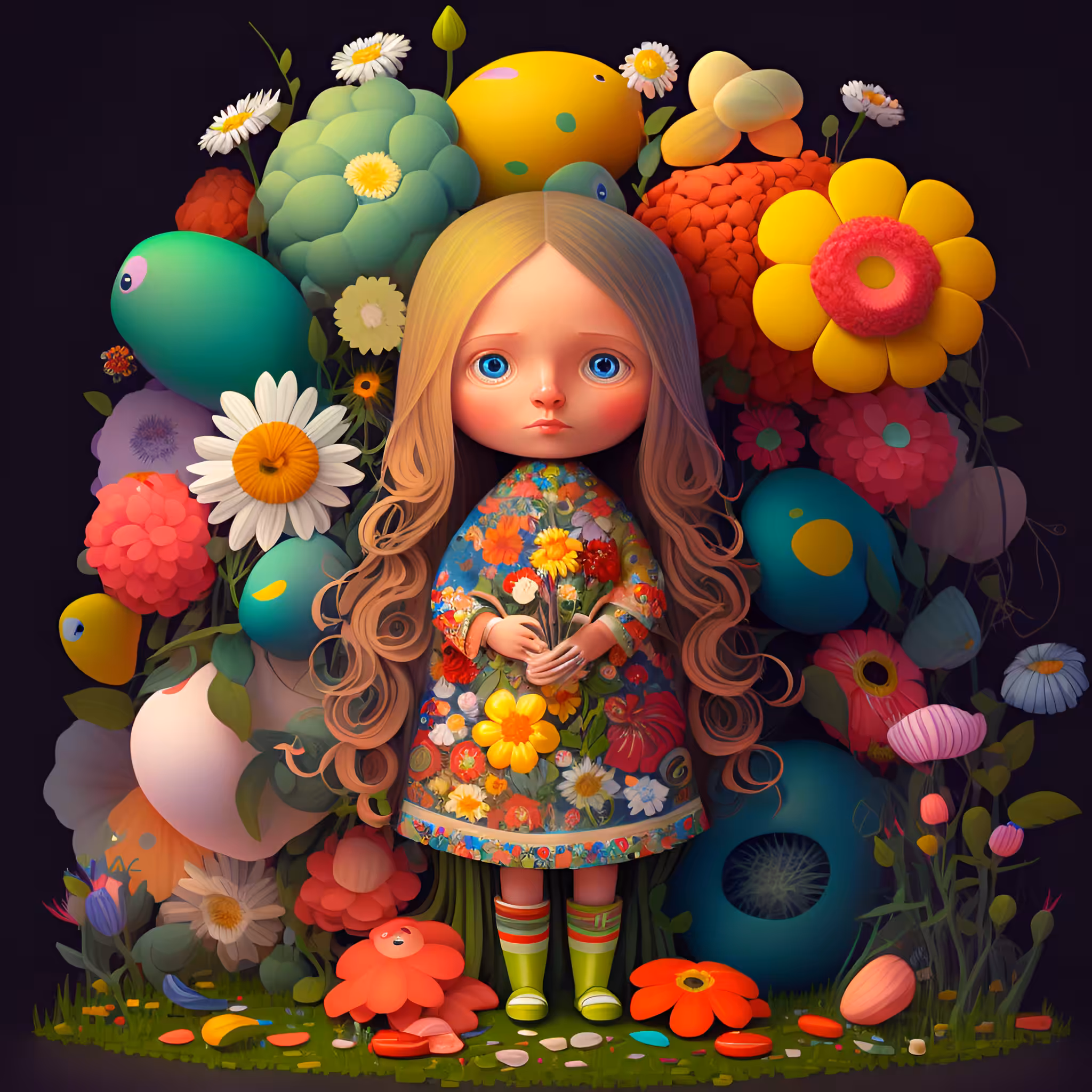 Girl in fairyland