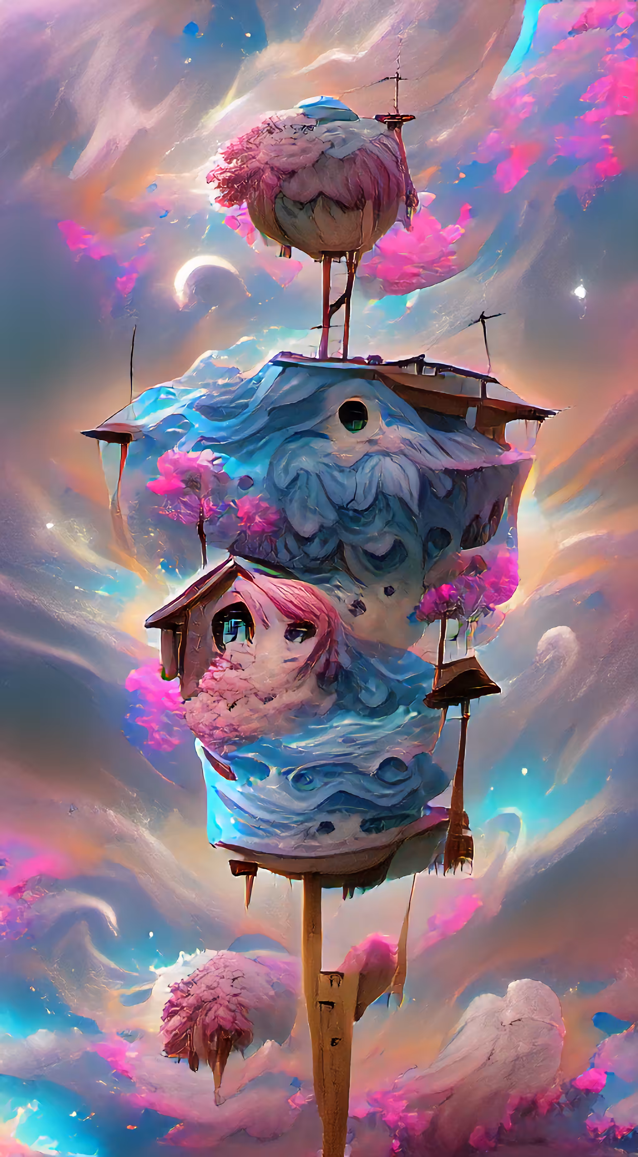 Cotton Candy Birdhouse
