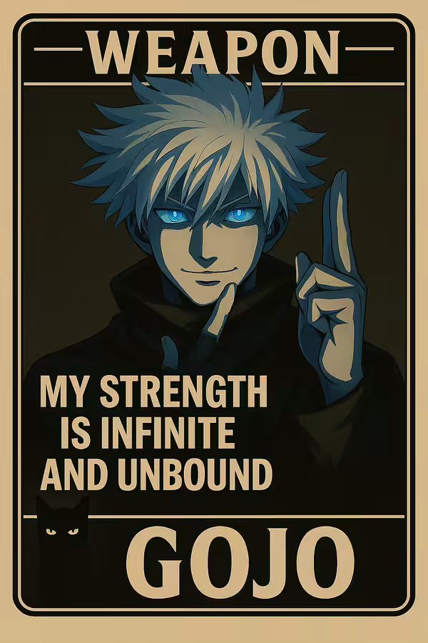 Weapon Card: GOJO – Infinite Resolve