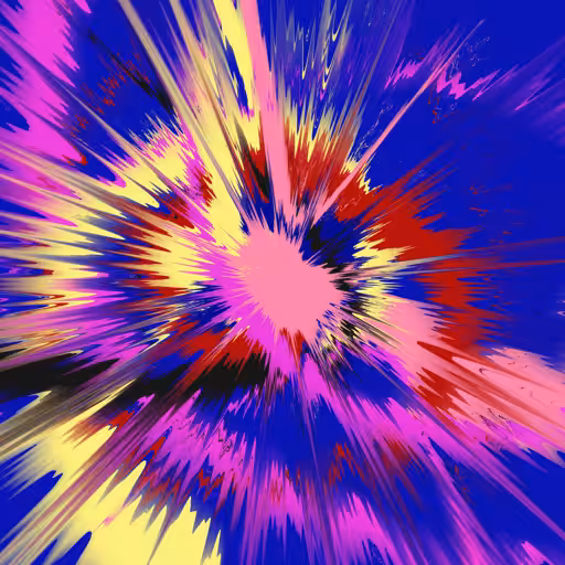 Beautiful, Jaggedly-Surprised Vapor Painting
