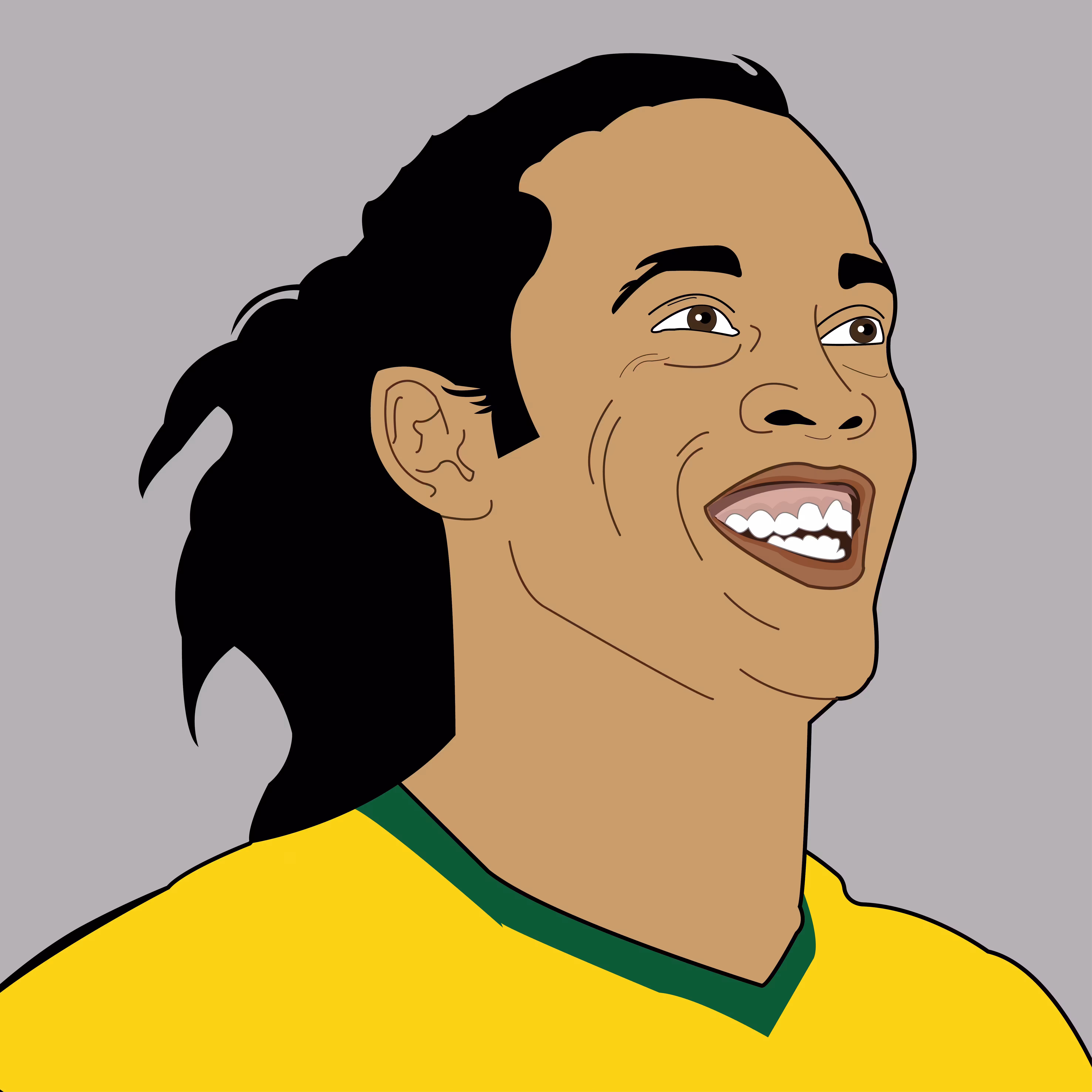 #01 Ronaldinho Rare Card 